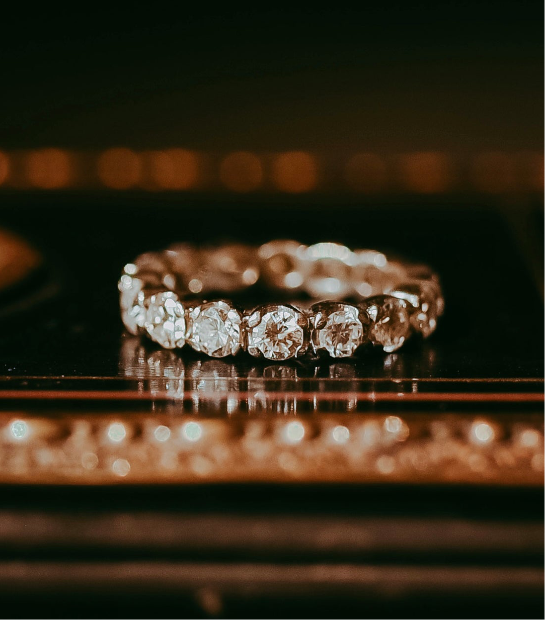 My Darling Juliet | 1980s Diamond Eternity Band in 18K White Gold