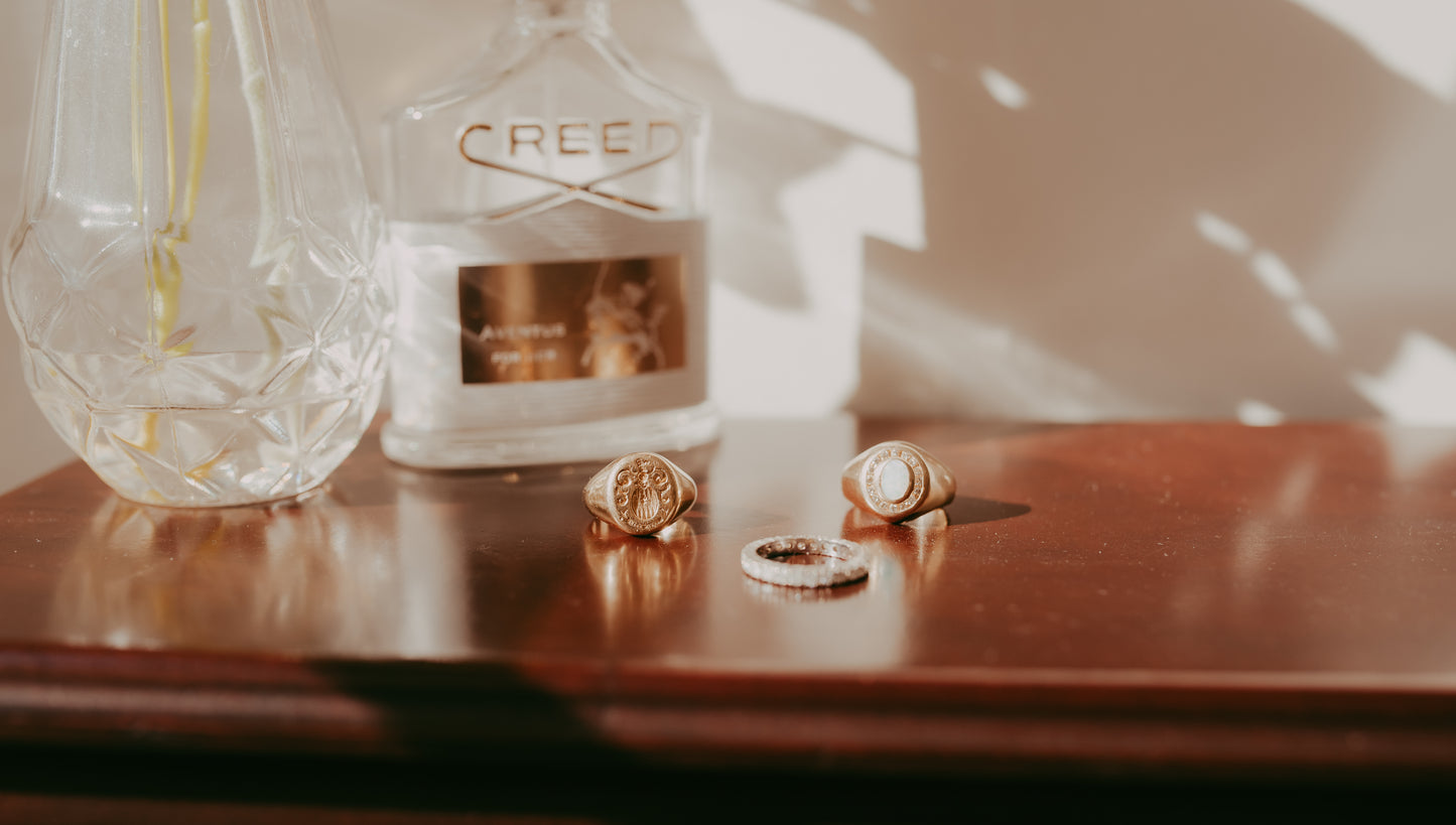 My Darling Juliet | Vintage Opal & Diamond Signet Ring