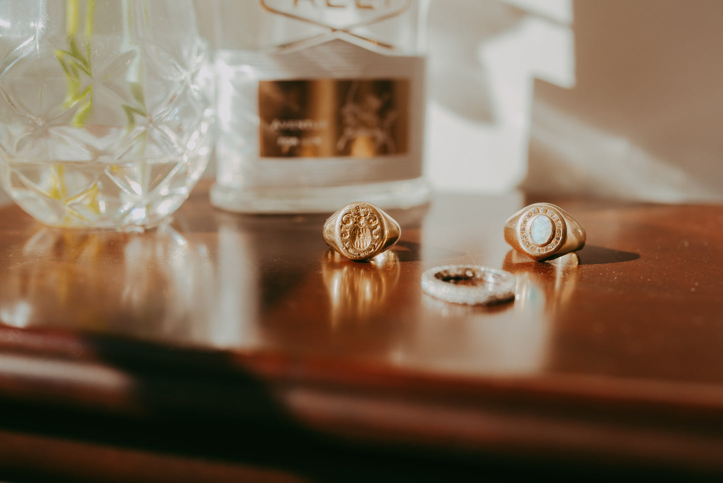 My Darling Juliet | Vintage Opal & Diamond Signet Ring
