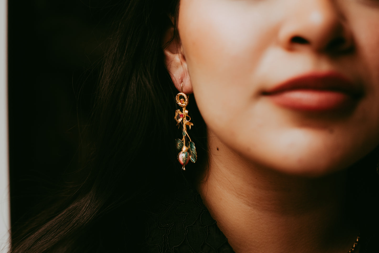 My Darling Juliet | Rosebud Earrings in 14 and 18K Gold | Boutons de Roses