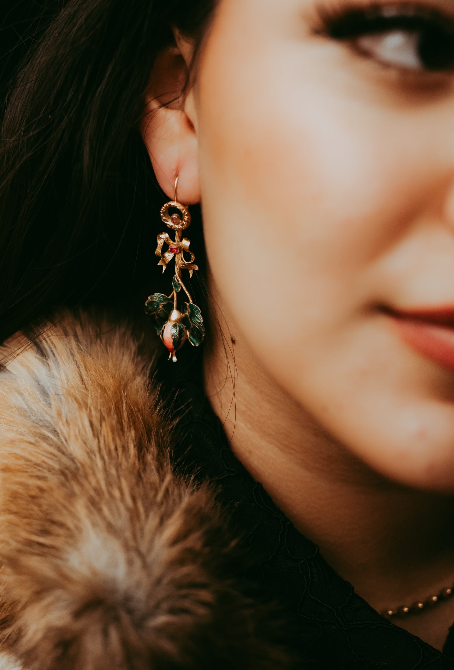 My Darling Juliet | Rosebud Earrings in 14 and 18K Gold | Boutons de Roses