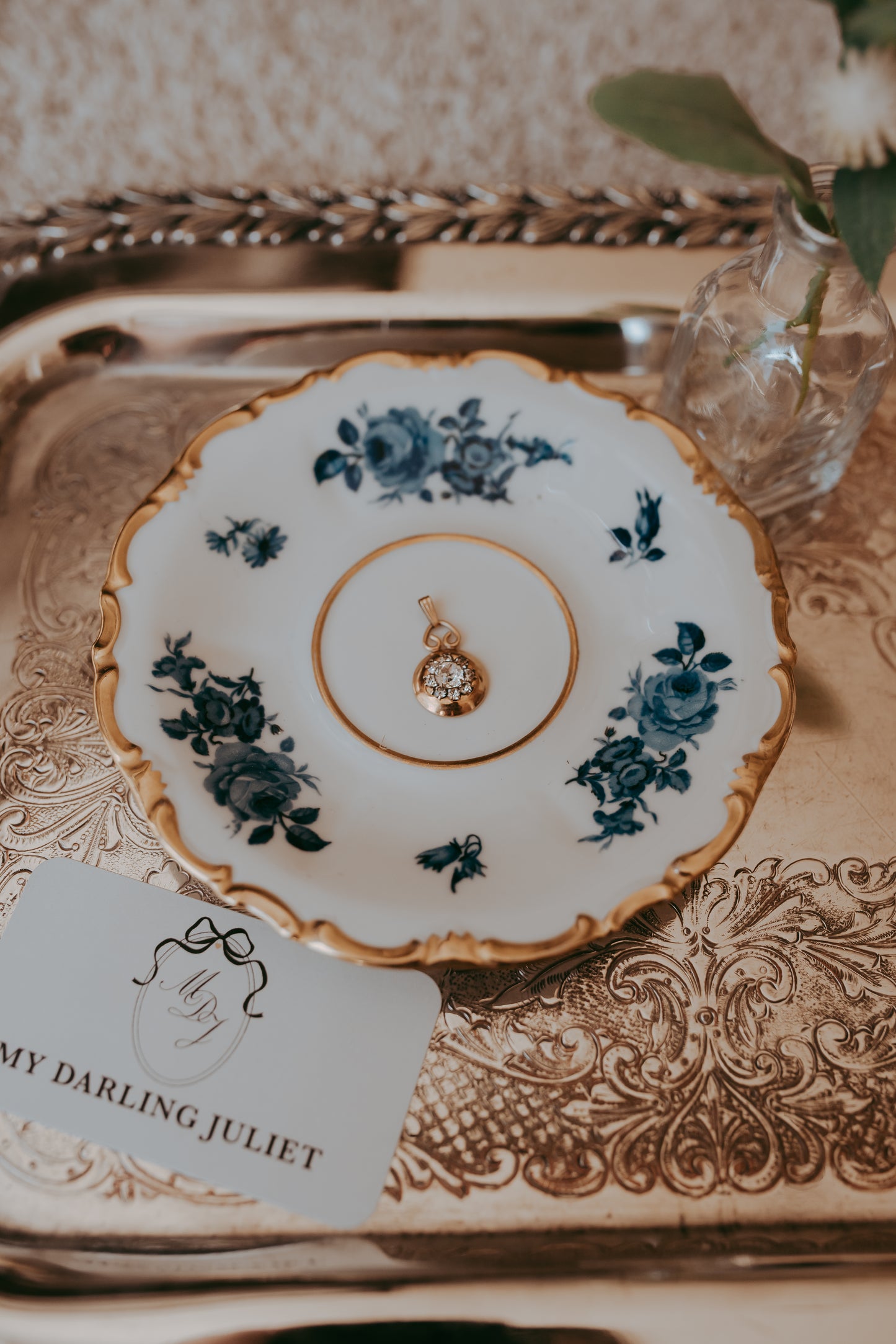 My Darling Juliet | Victorian Rhinestone Pendant