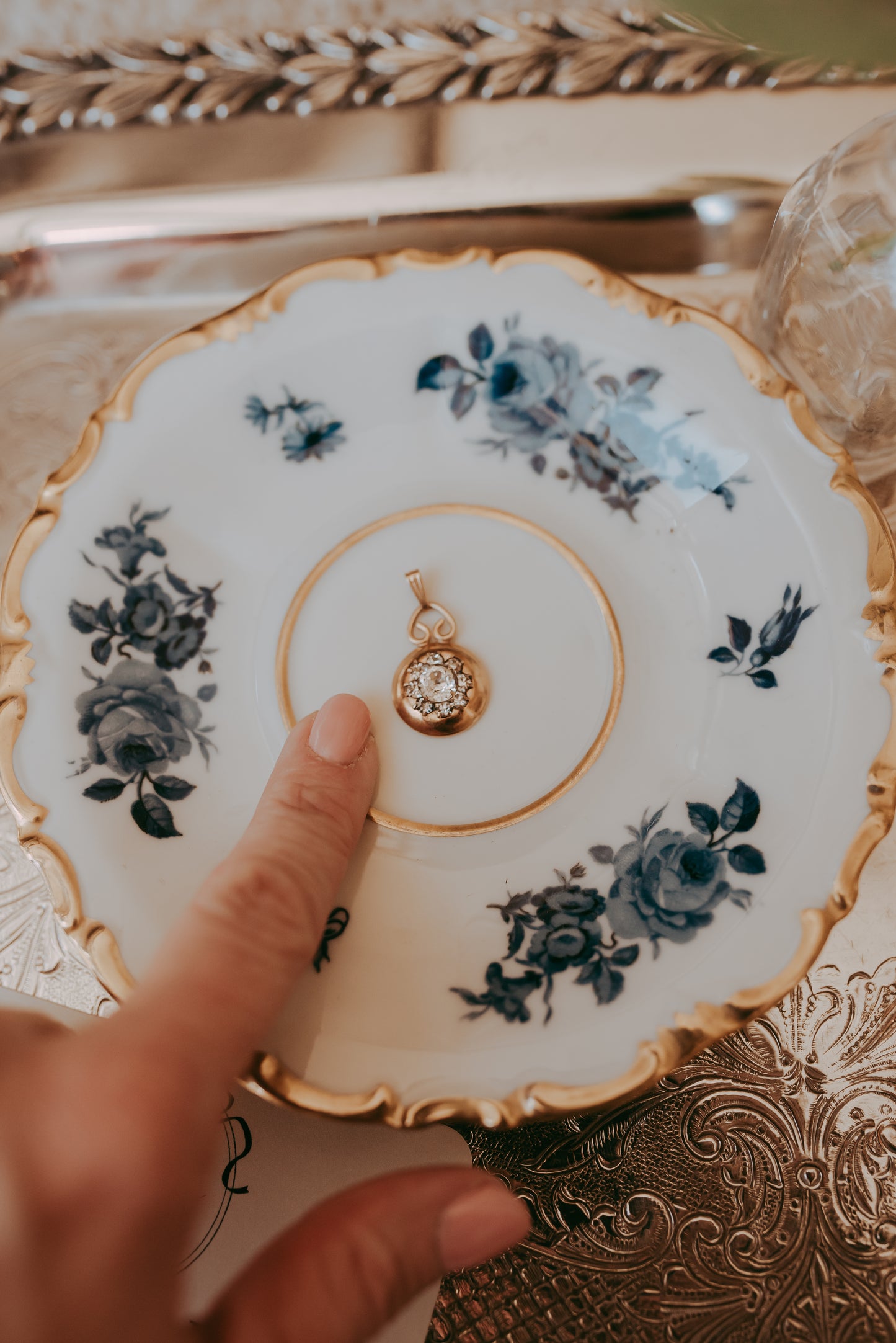 My Darling Juliet | Victorian Rhinestone Pendant
