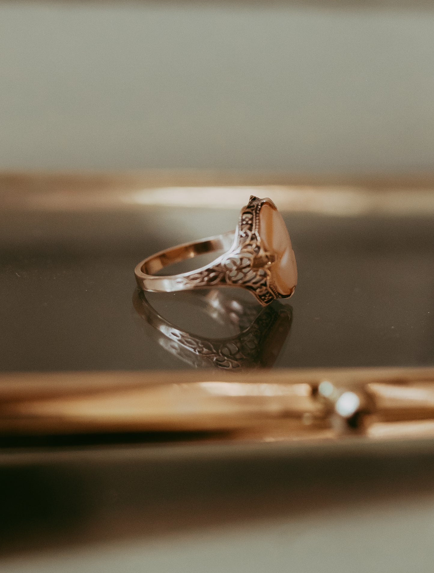 My Darling Juliet | Antique 14K Gold Cameo Ring