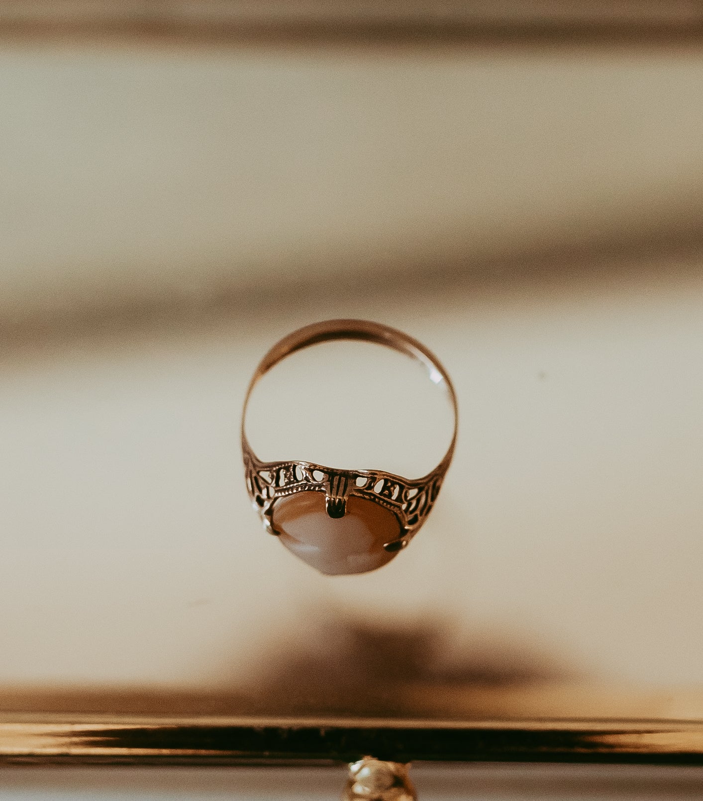 My Darling Juliet | Antique 14K Gold Cameo Ring
