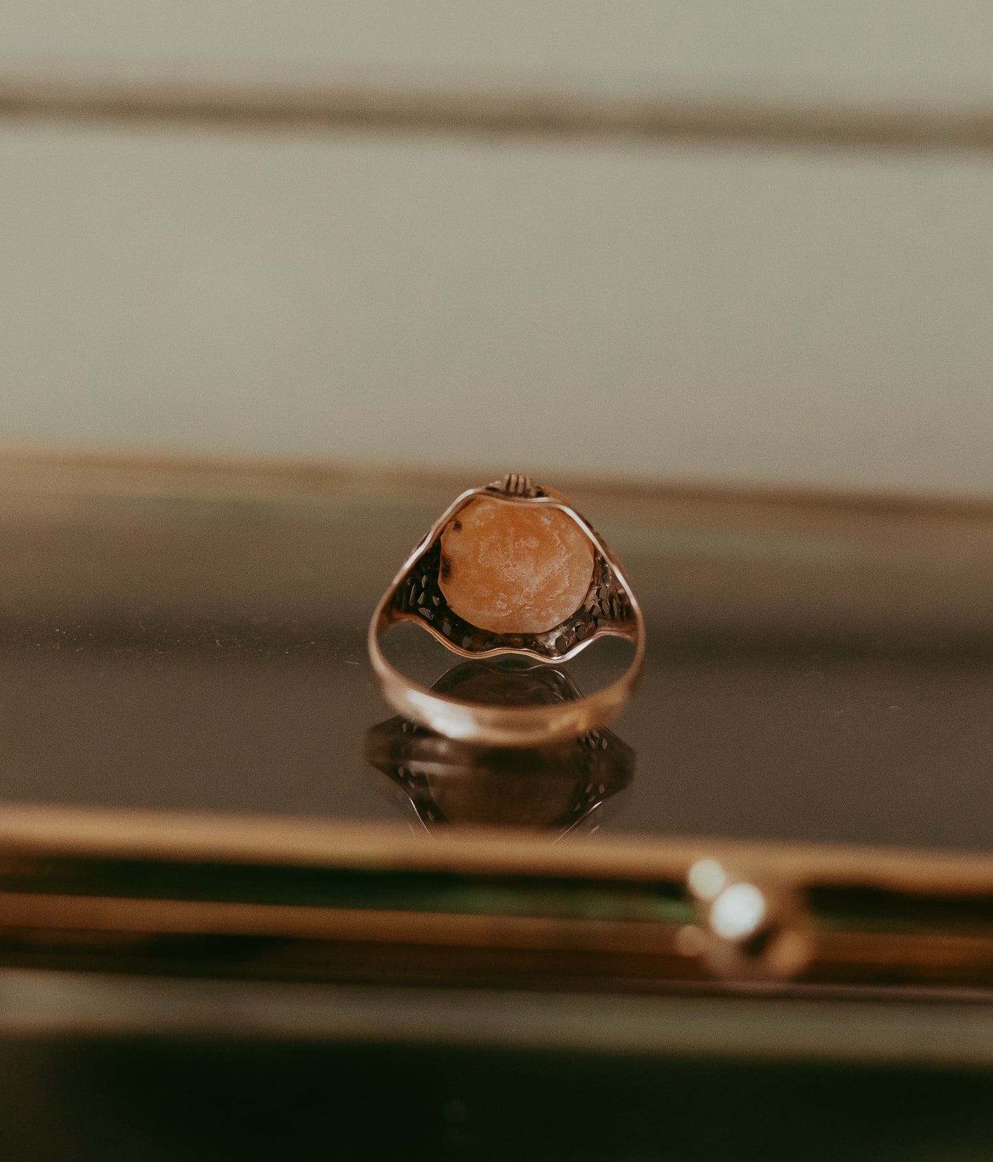 My Darling Juliet | Antique 14K Gold Cameo Ring