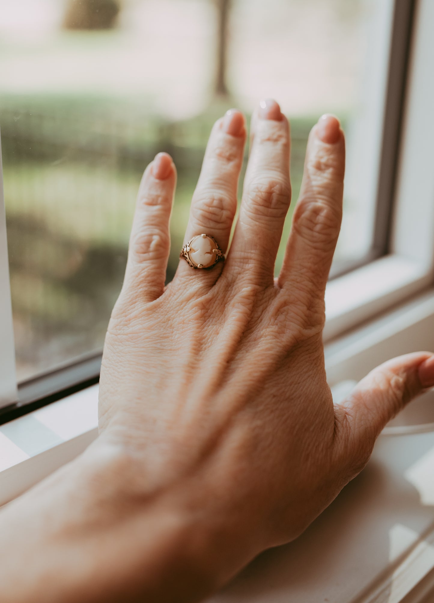 My Darling Juliet | Antique 14K Gold Cameo Ring