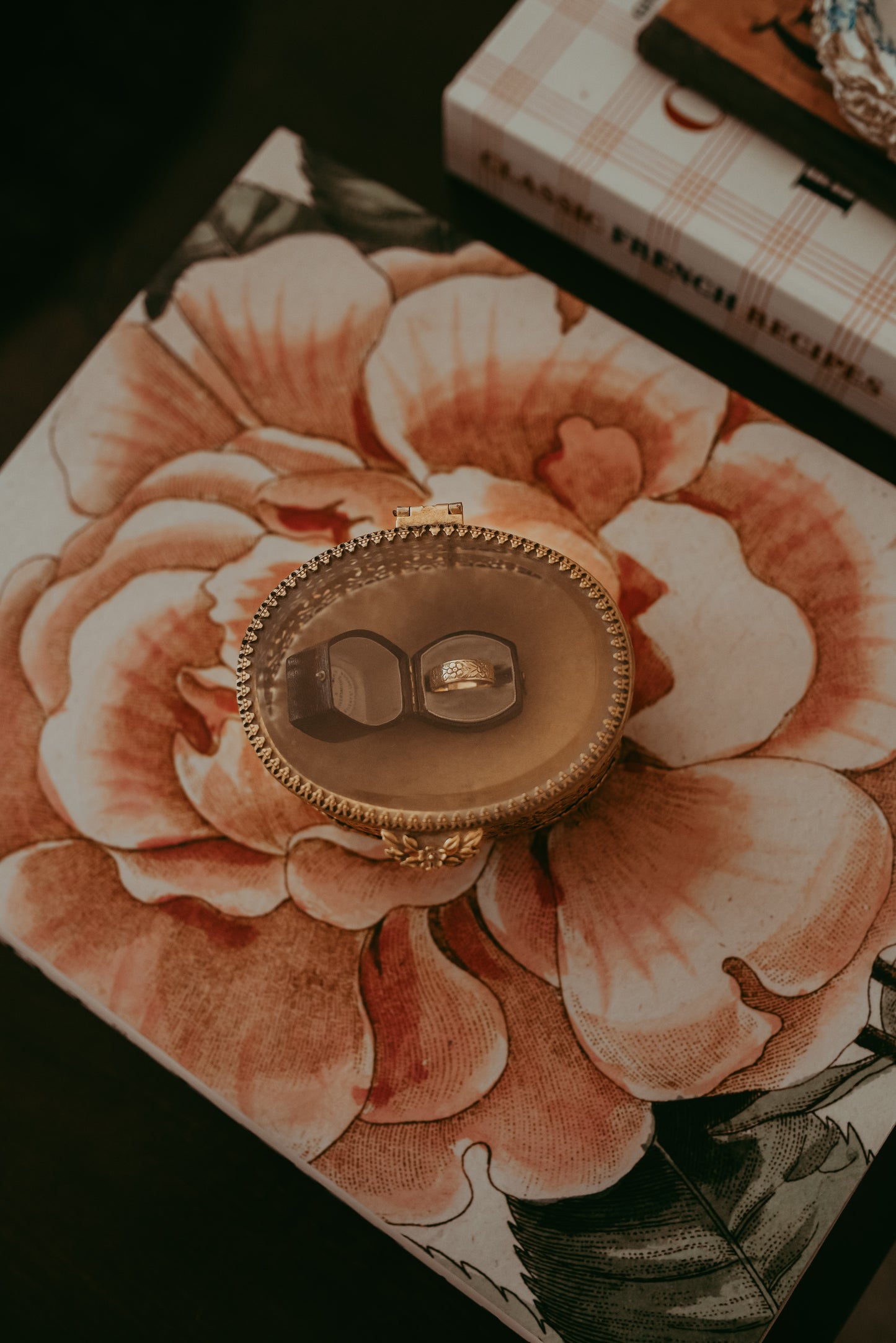 My Darling Juliet | Vintage Gold Ormolu Jewelry Casket