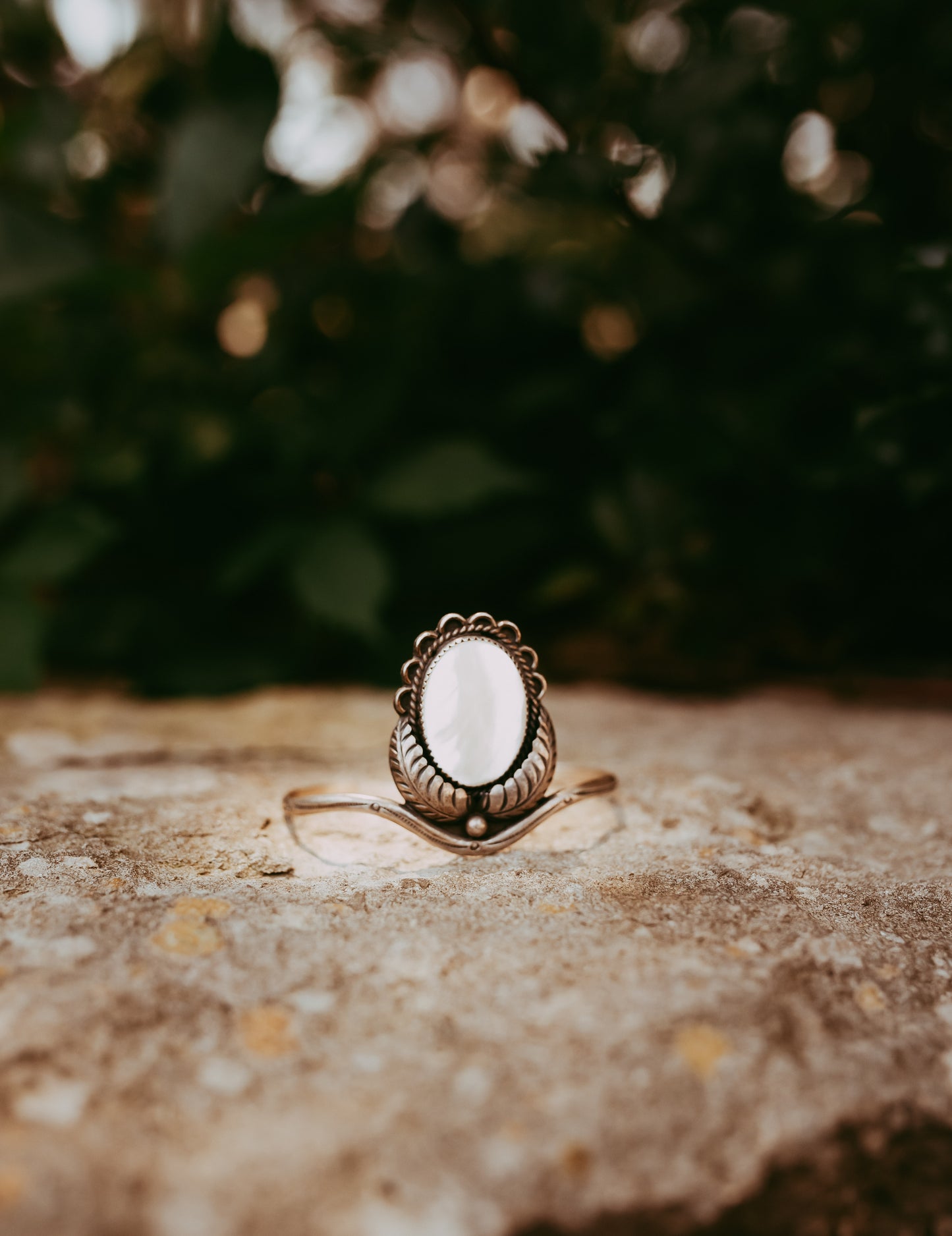 My Darling Juliet | Vintage Navajo Mother of Pearl Cuff Bracelet