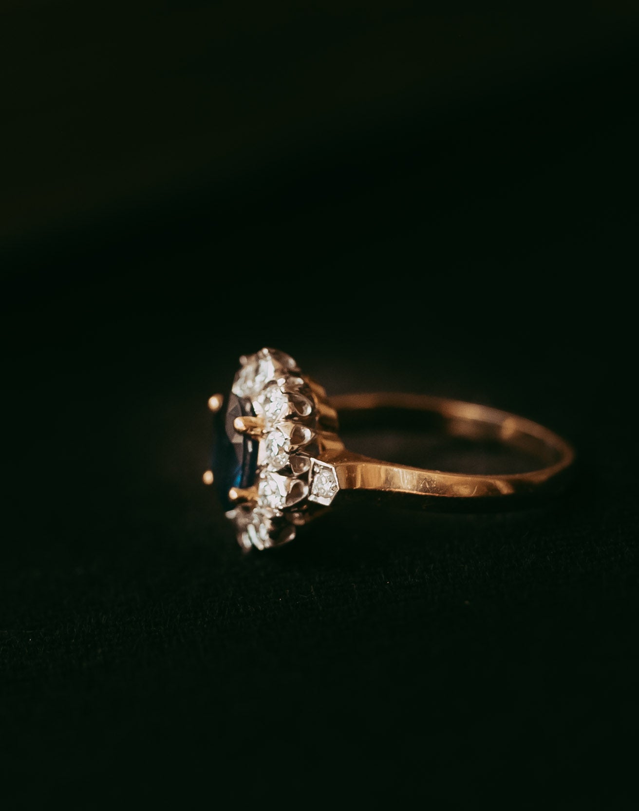 My Darling Juliet | Vintage French Sapphire & Diamond Ring