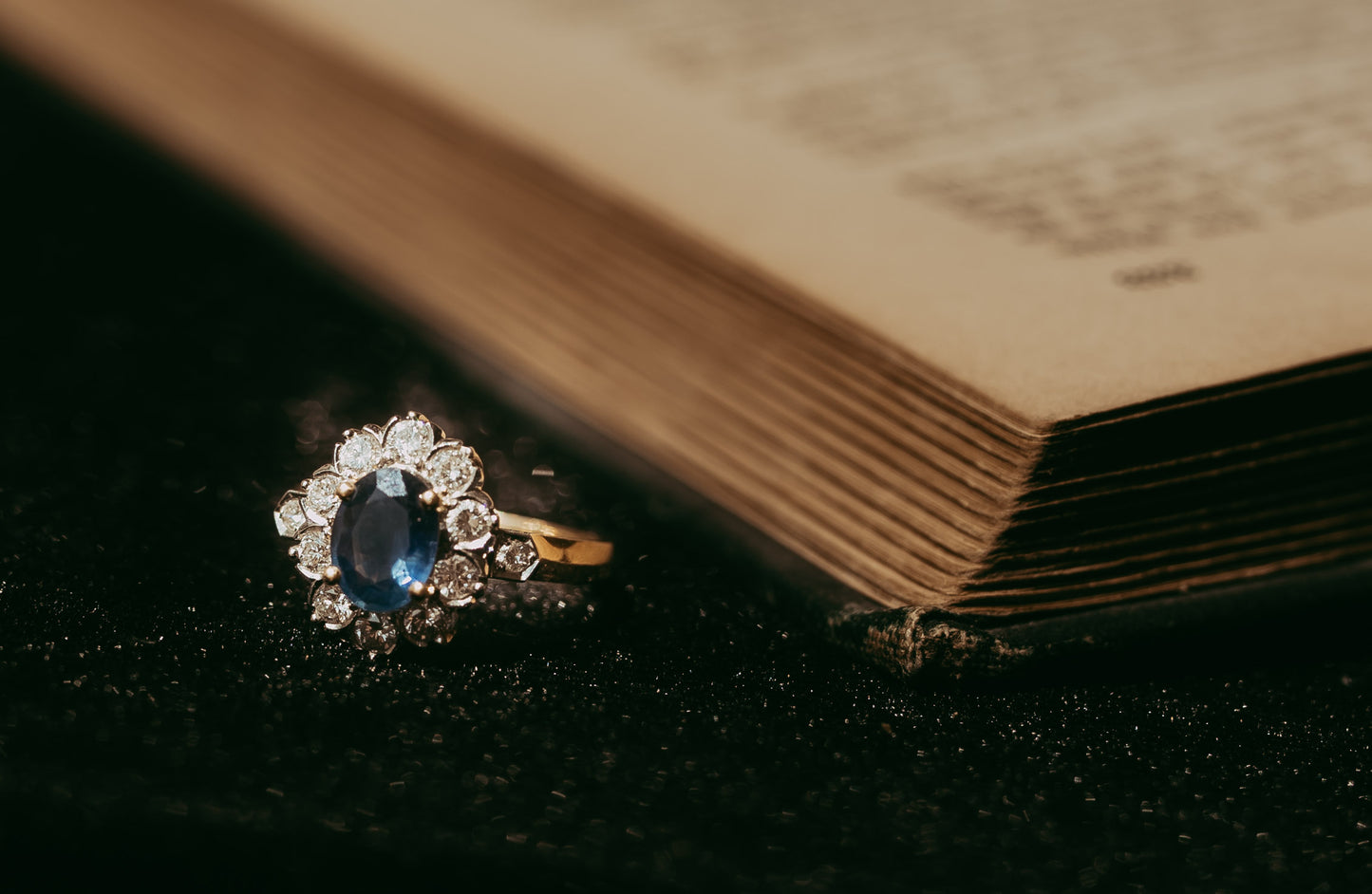 My Darling Juliet | Vintage French Sapphire & Diamond Ring