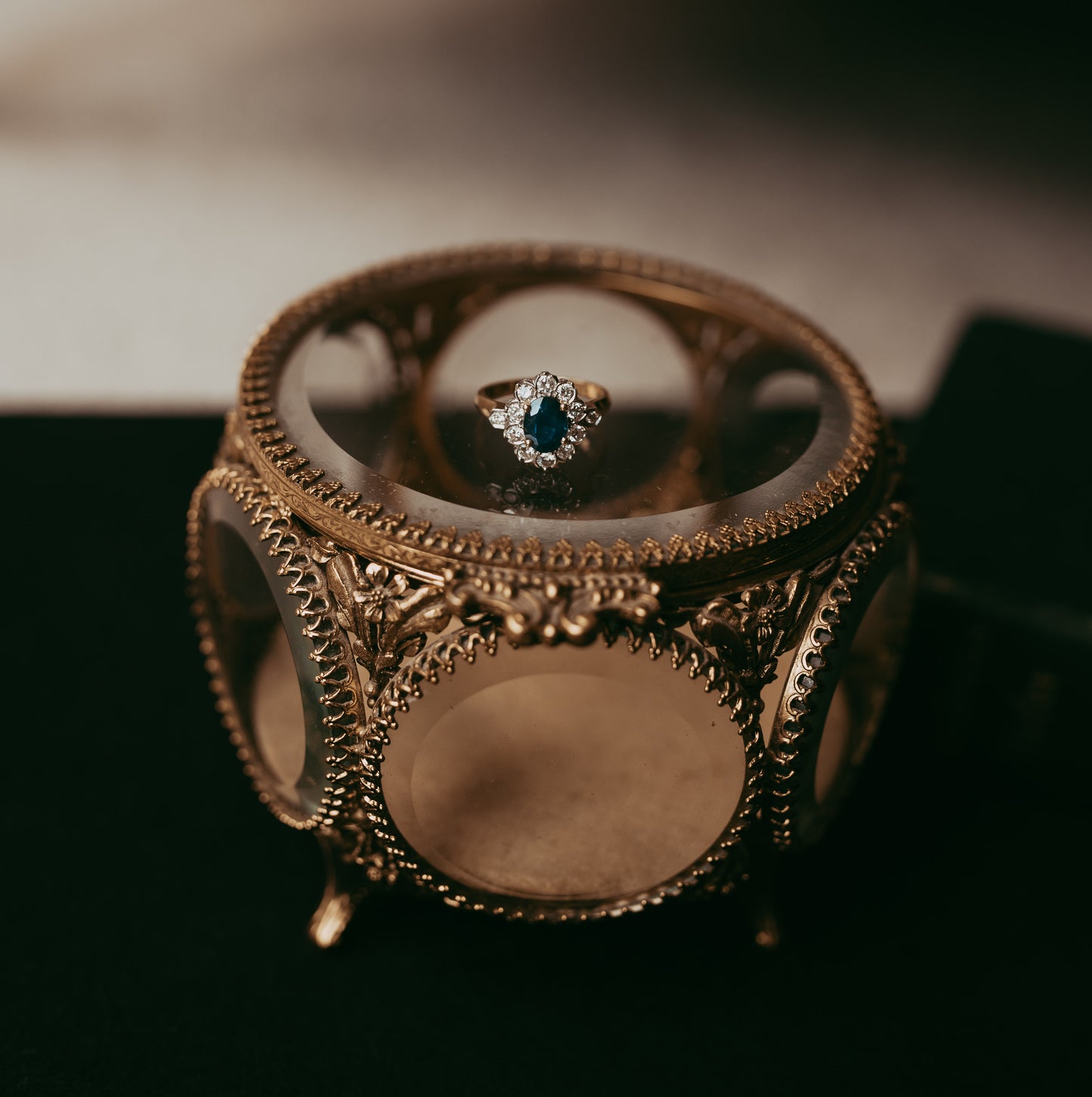 My Darling Juliet | Vintage French Sapphire & Diamond Ring
