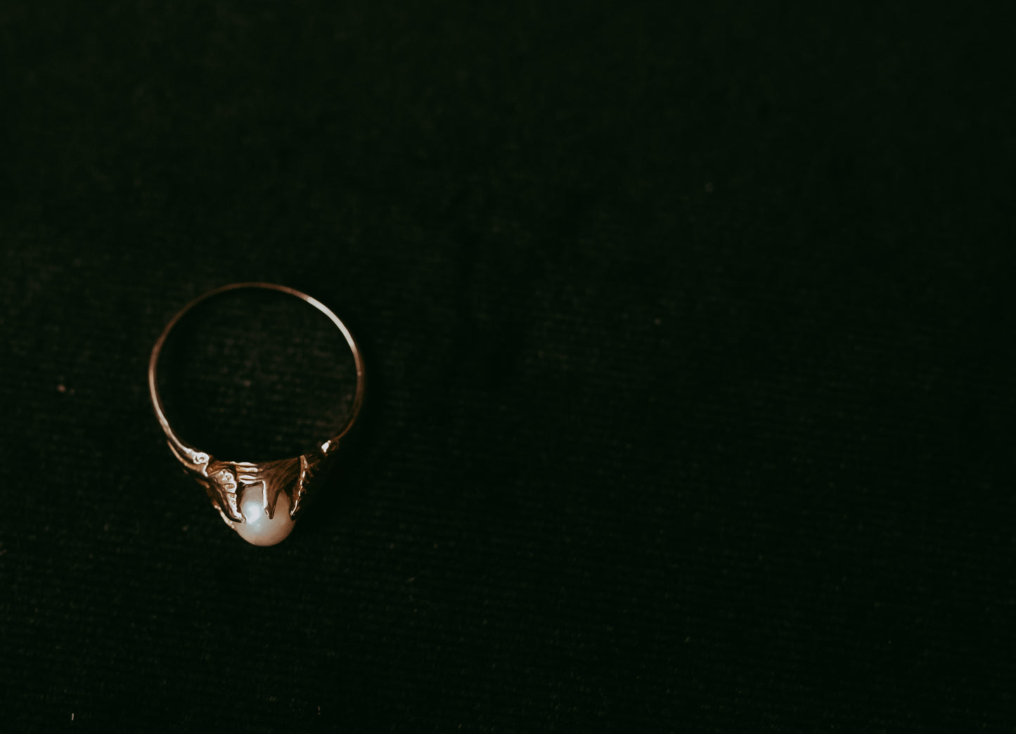 My Darling Juliet | Vintage 10K Gold Midsummer Pearl Ring