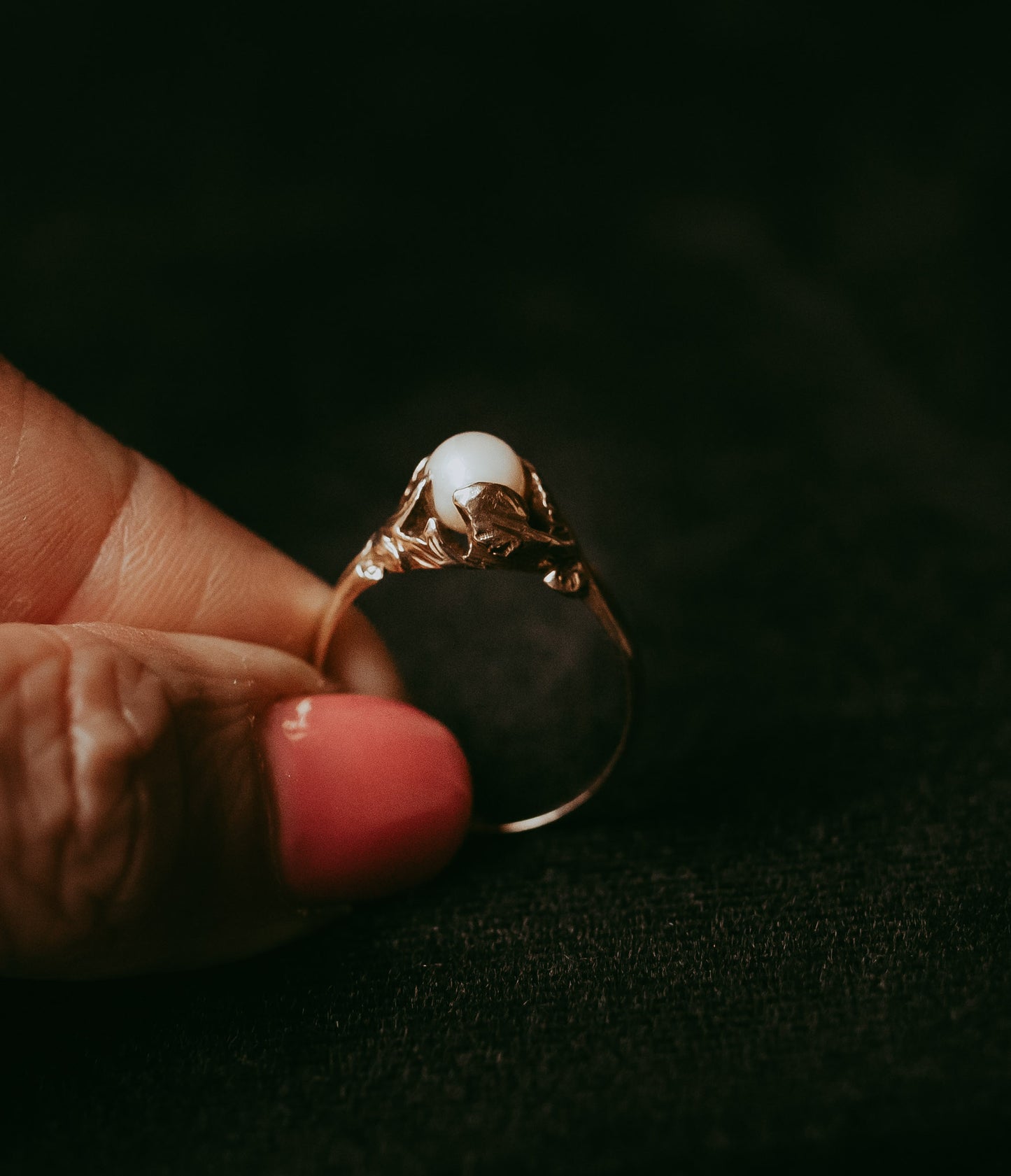 My Darling Juliet | Vintage 10K Gold Midsummer Pearl Ring