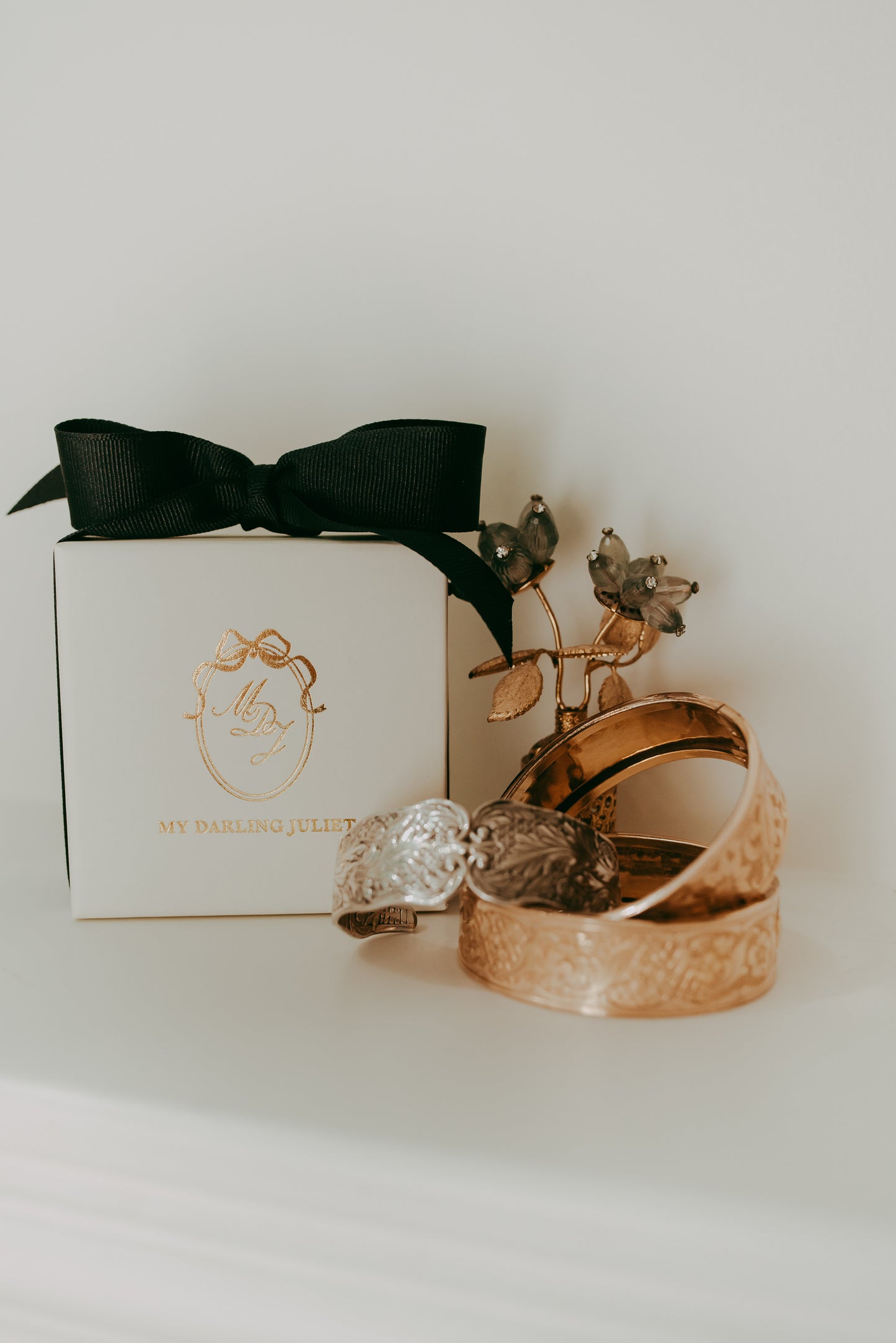 My Darling Juliet | French Victorian Rosy Gold-Filled Bracelet