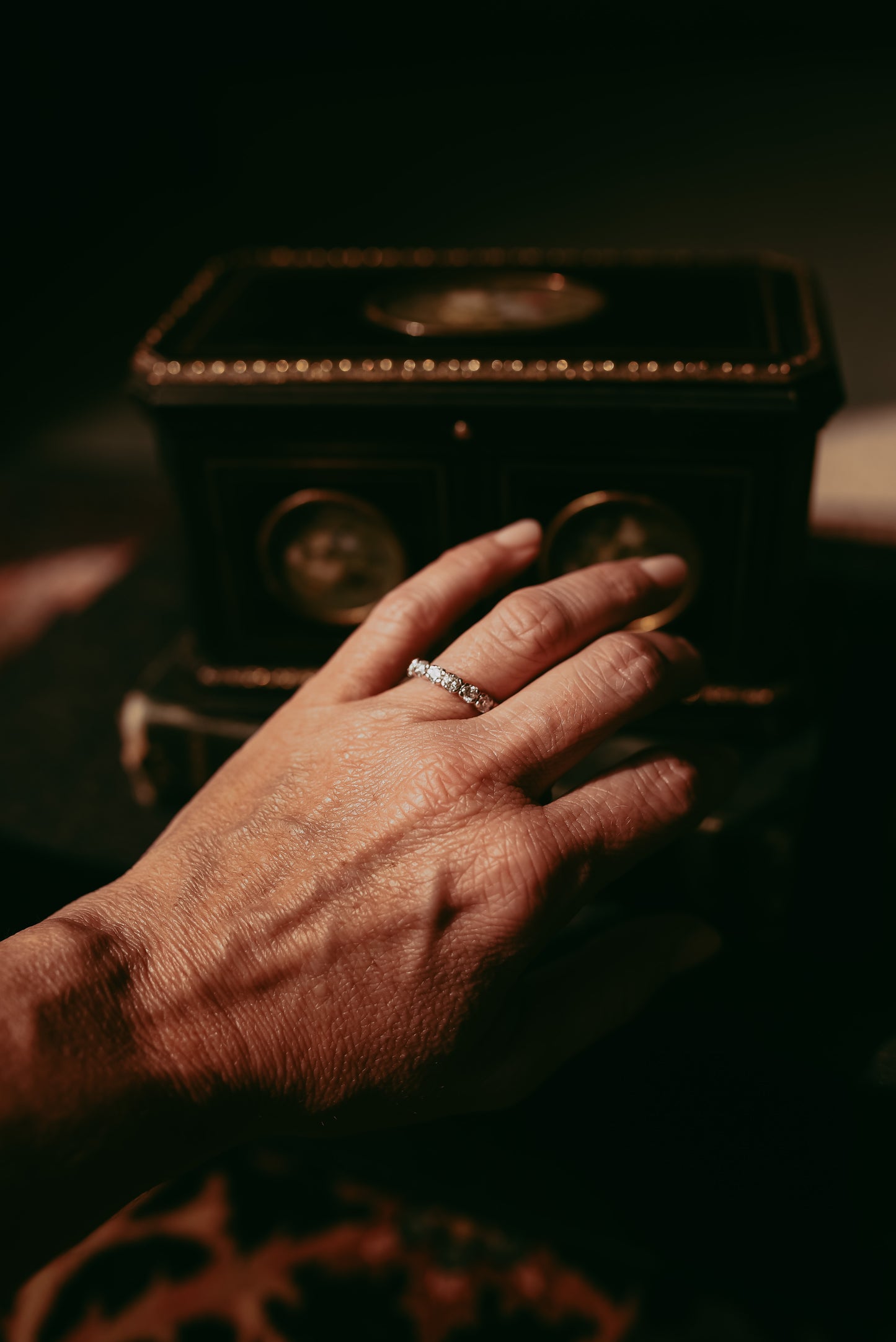My Darling Juliet | 1980s Diamond Eternity Band in 18K White Gold