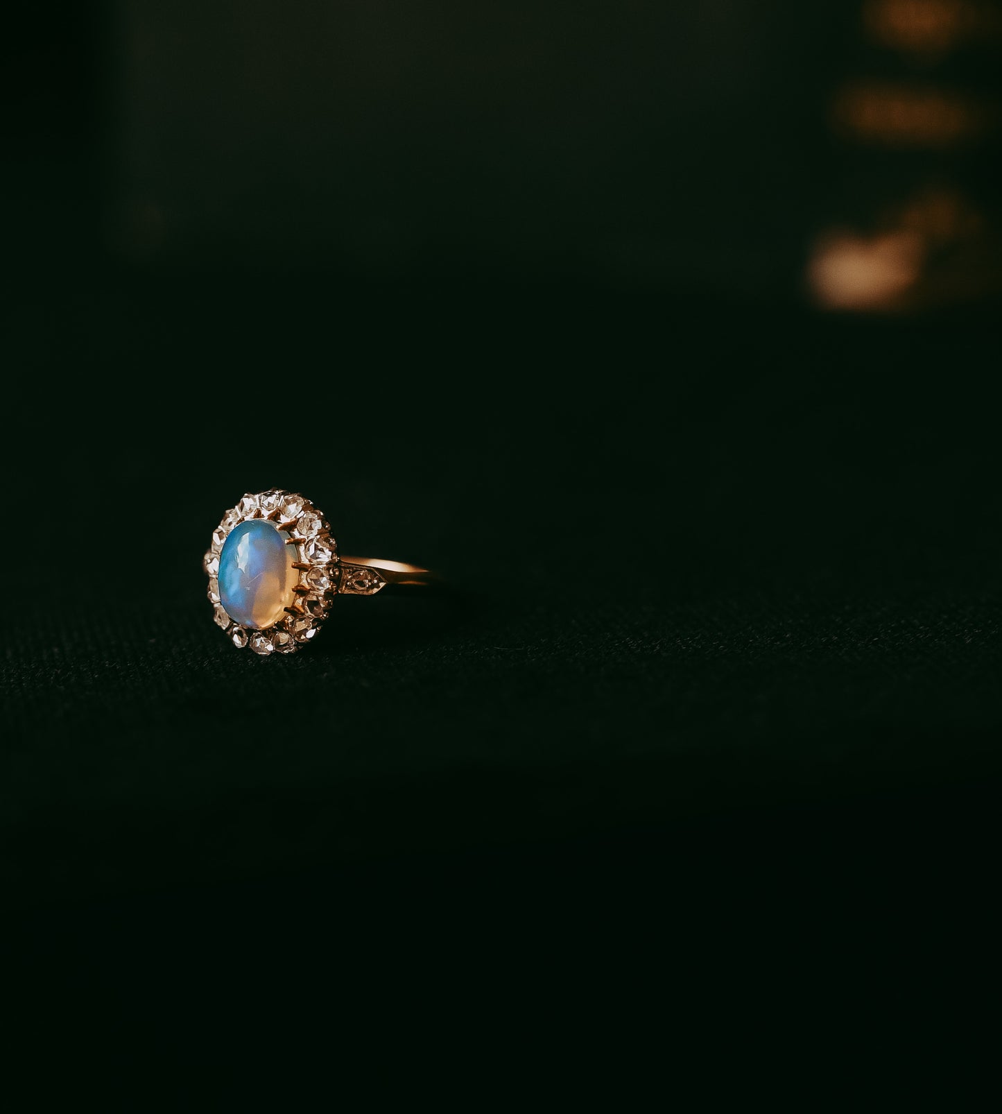 My Darling Juliet | Antique French Belle Époque Opal & Diamond Daisy Ring