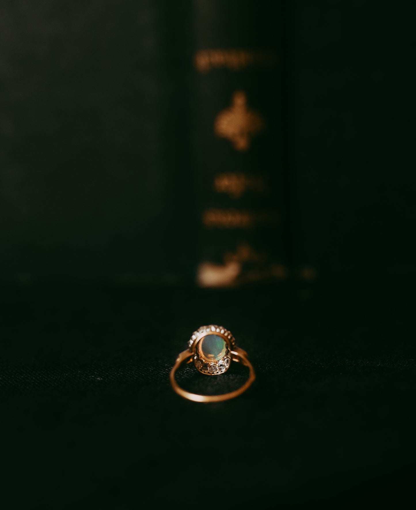 My Darling Juliet | Antique French Belle Époque Opal & Diamond Daisy Ring