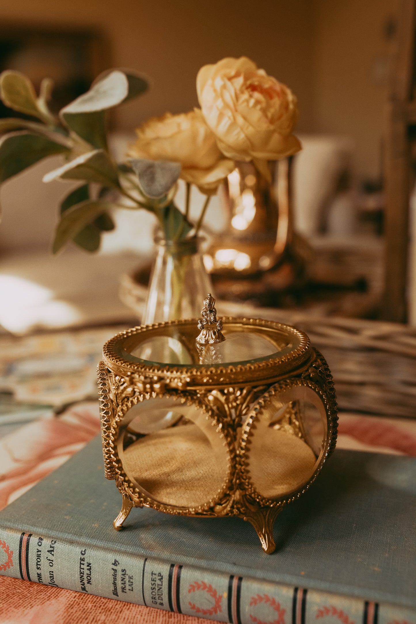 My Darling Juliet | Early Victorian 14K Gold & Citrine Fob, Ornate Antique Pendant, c.1840s