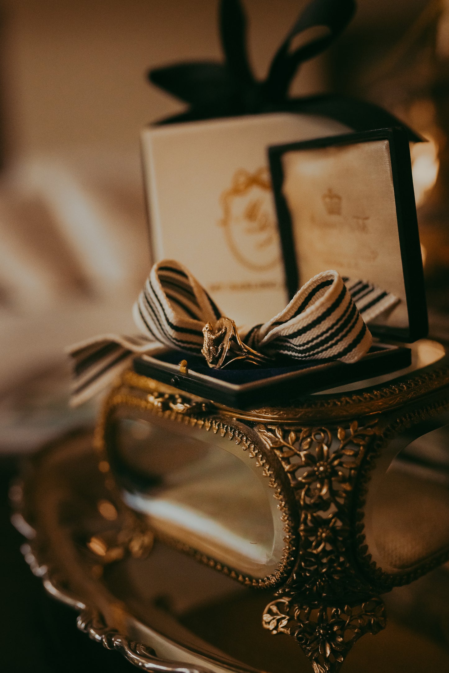 My Darling Juliet | Victorian 15K Gold Frog on Lily Pad Ring