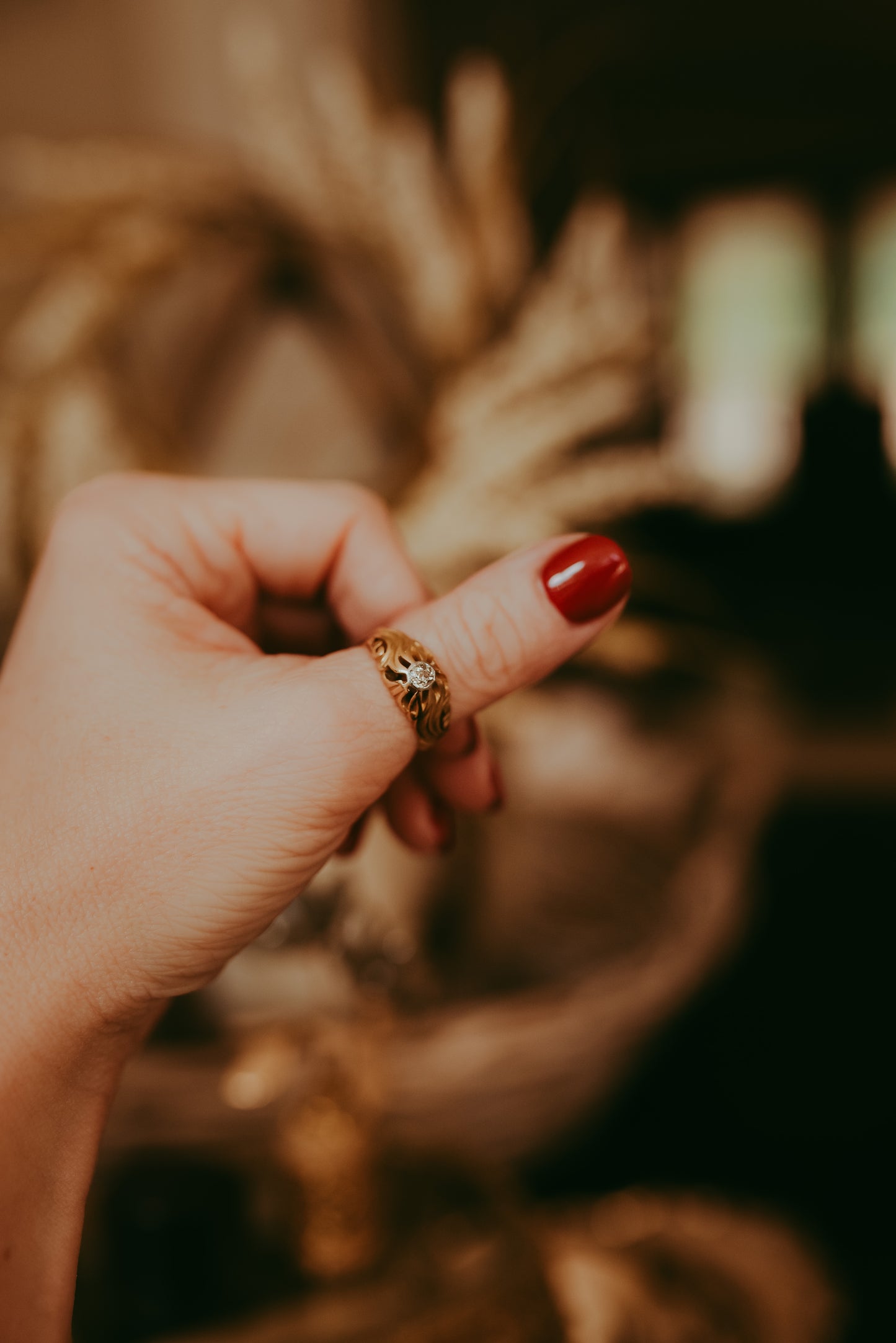 My Darling Juliet | Antique Art Nouveau Diamond Ring, Circa 1900
