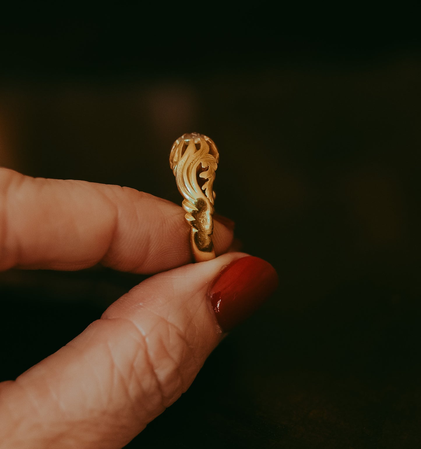 My Darling Juliet | Antique Art Nouveau Diamond Ring, Circa 1900
