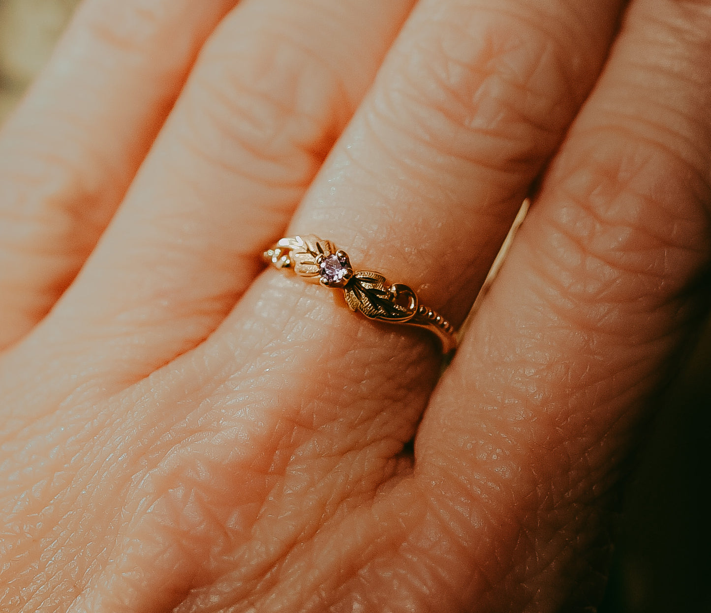 My Darling Juliet | Vintage Black Hills Gold Amethyst Ring