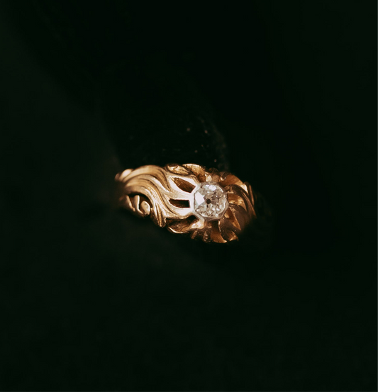 My Darling Juliet | Antique Art Nouveau Diamond Ring, Circa 1900