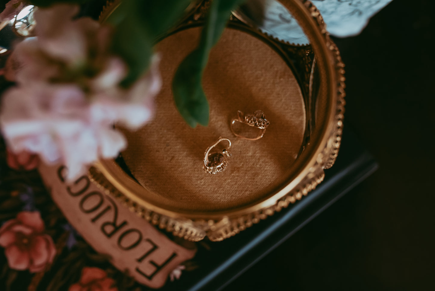 Antique Victorian Old Mine Cut Diamond Rosetta Cluster Earrings 18K Gold 3.10ctw