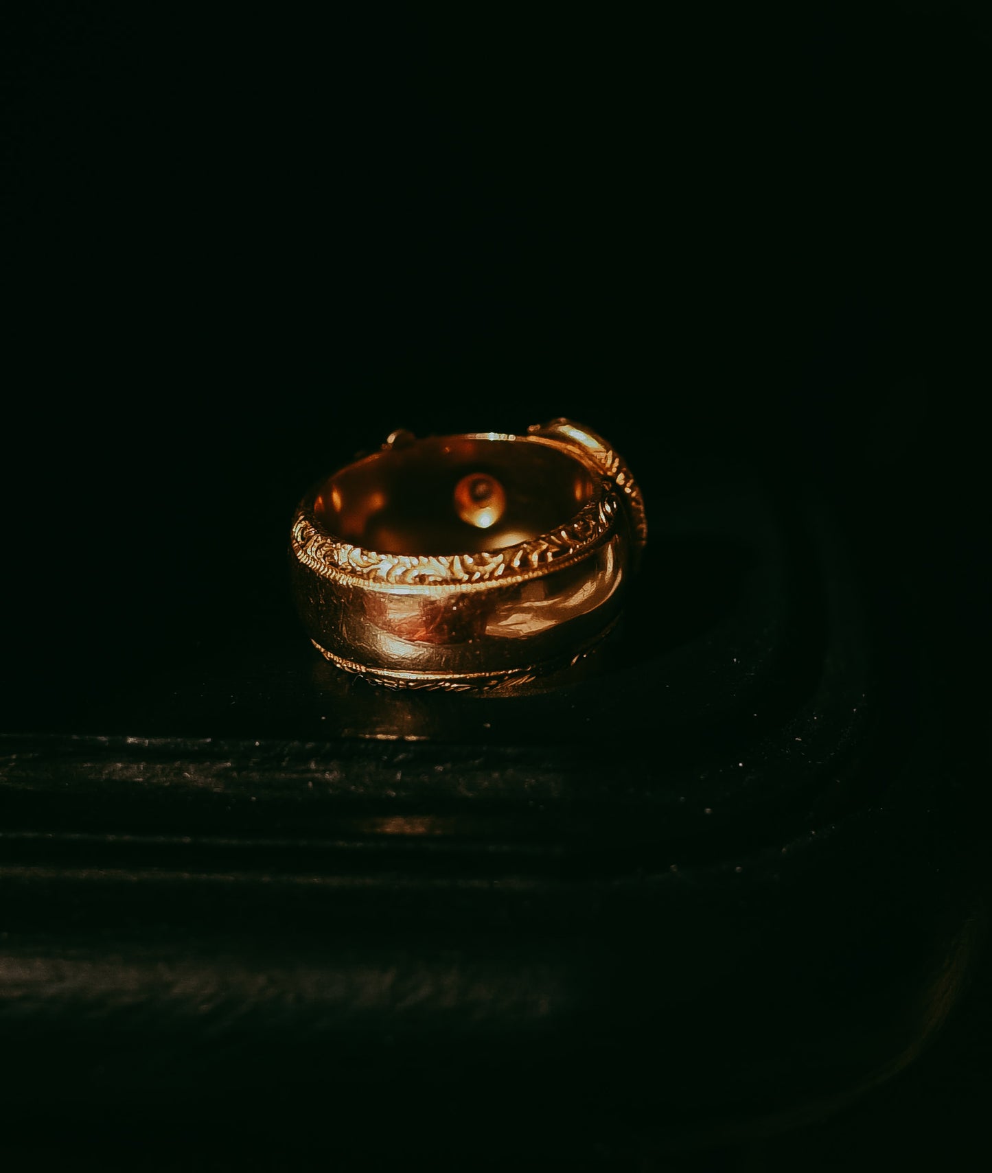 Victorian 18K Yellow Gold Buckle Ring – Chester 1870 Hallmarked Diamond Star Band | Antique Engagement Ring