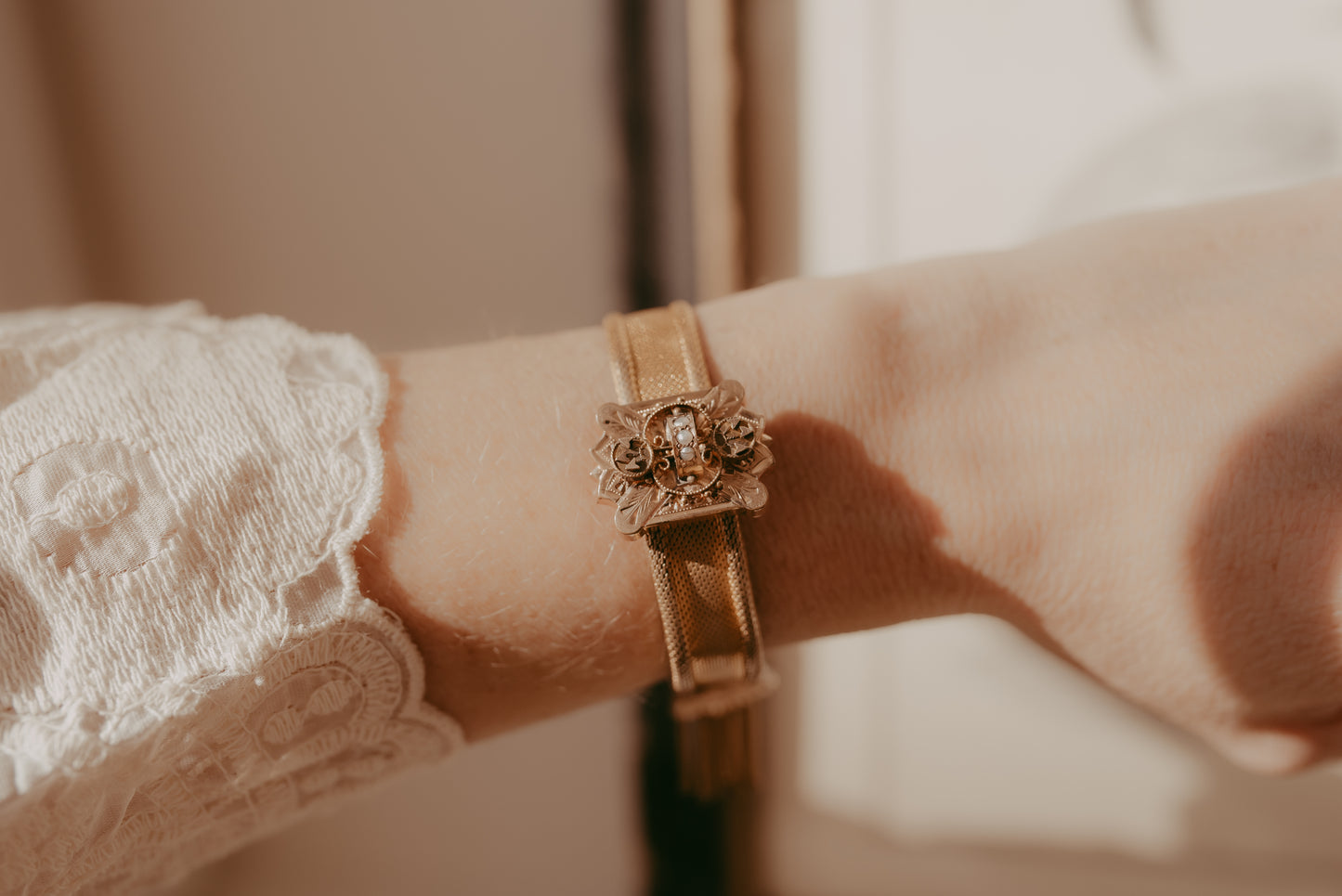 My Darling Juliet | Gold Filled Victorian Mesh Tassel Bracelet