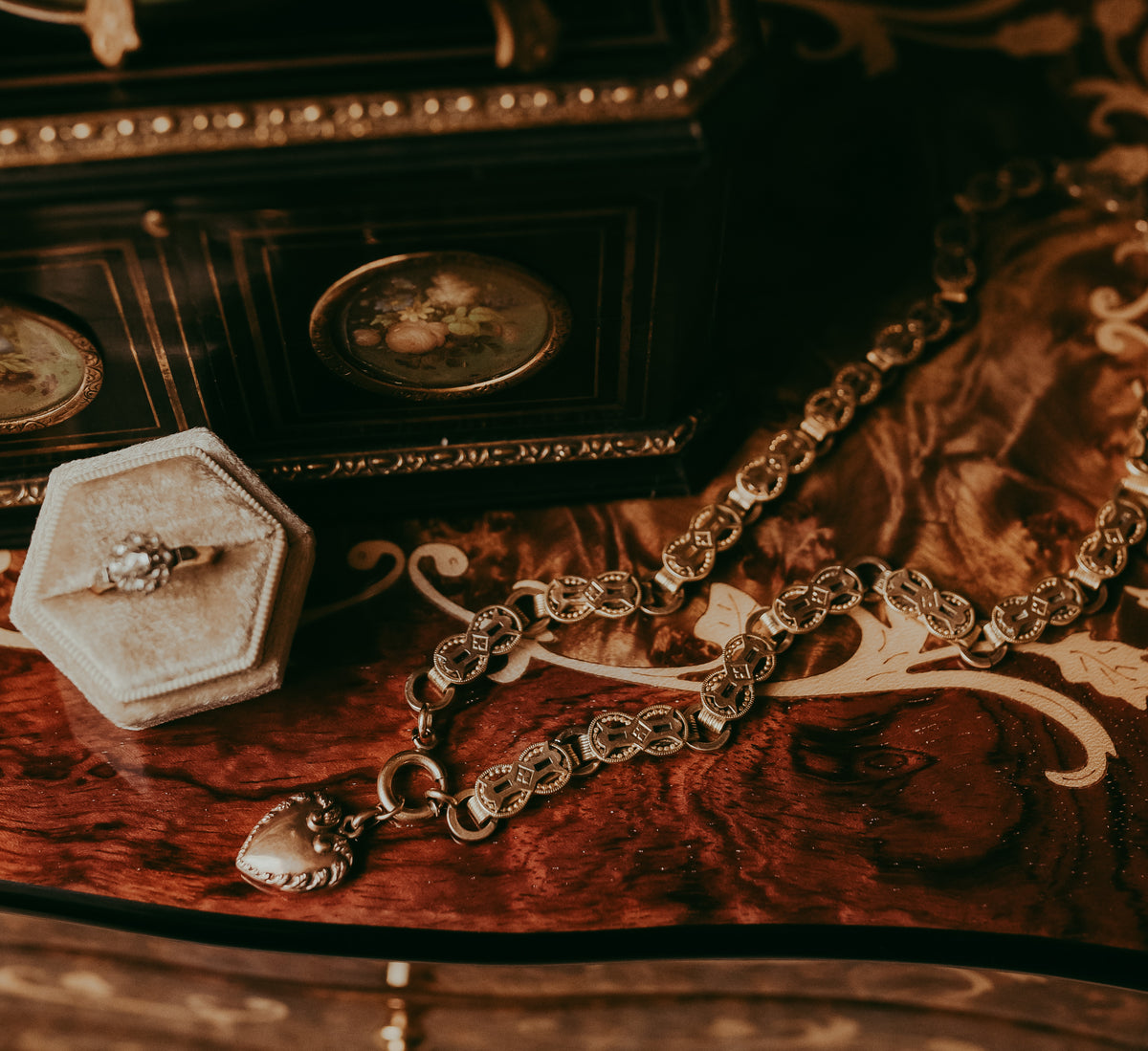 Antique Victorian 10K Gold Heart Locket | Antique Heart Pendant