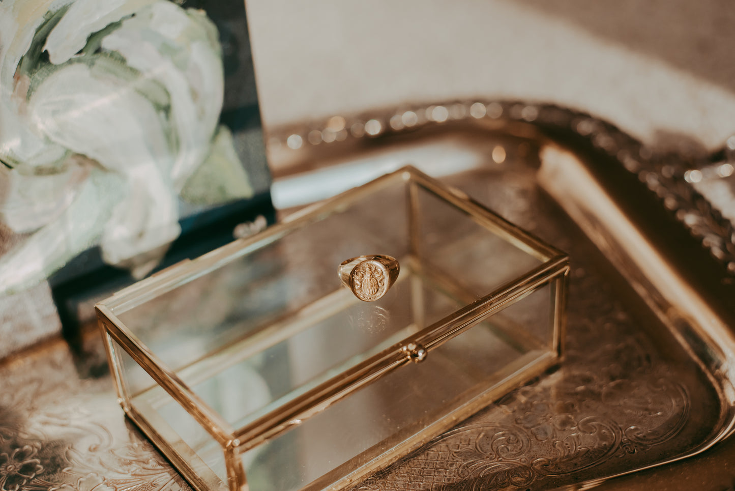 My Darling Juliet | 18K Gold Pineapple Signet Ring