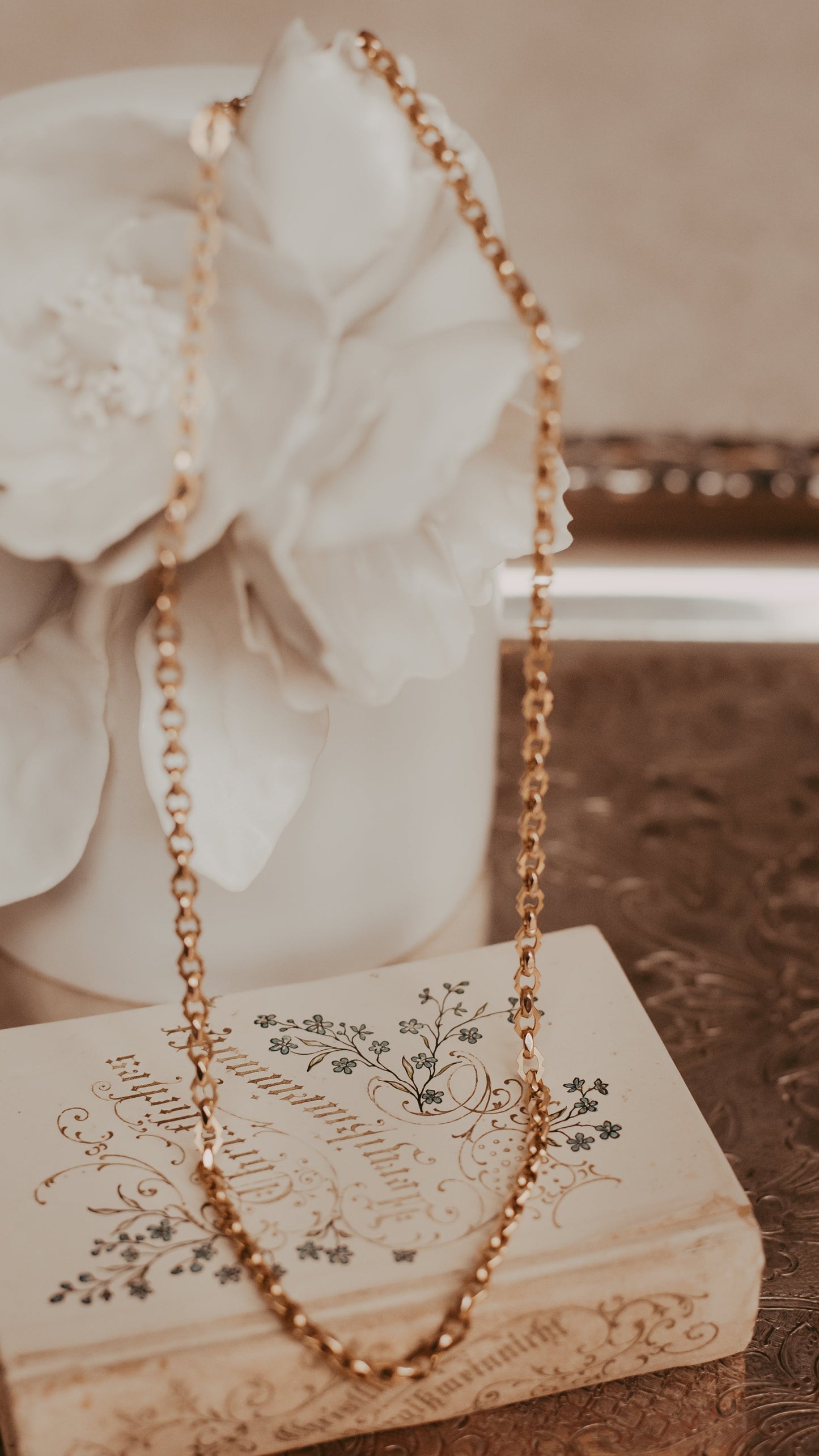 My Darling Juliet | Victorian 18K Hollow Gold Chain