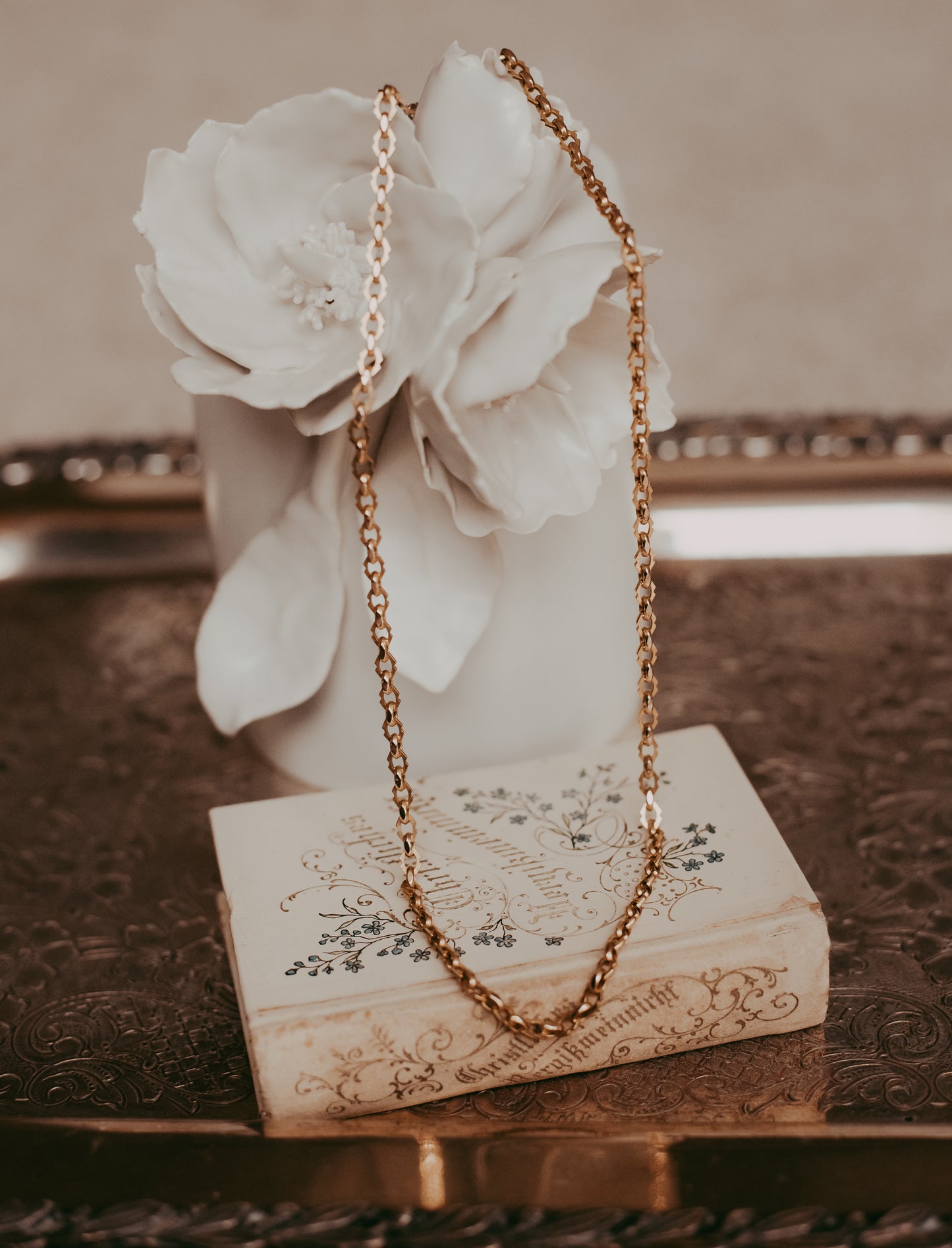 My Darling Juliet | Victorian 18K Hollow Gold Chain