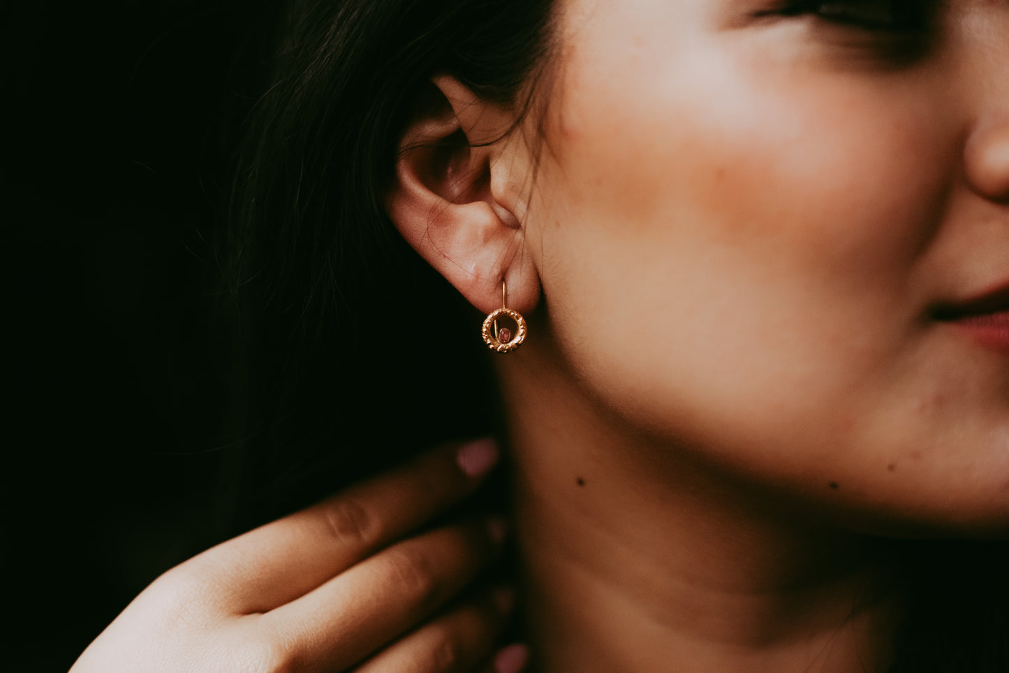 My Darling Juliet | Rosebud Earrings in 14 and 18K Gold | Boutons de Roses