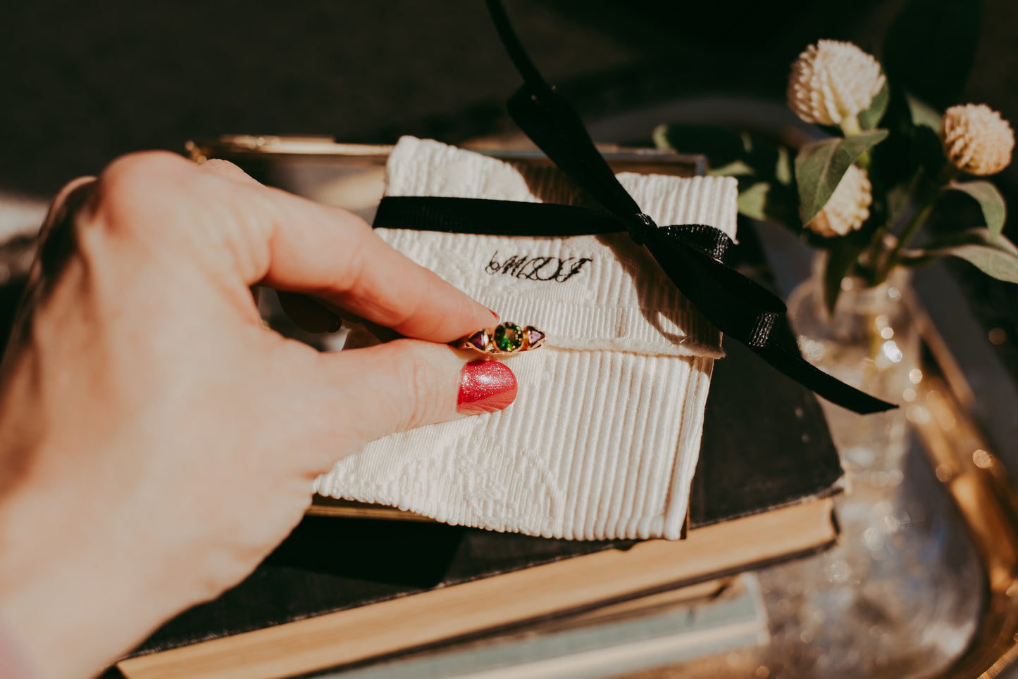 My Darling Juliet | Vintage 14K Gold Peridot & Amethyst Ring