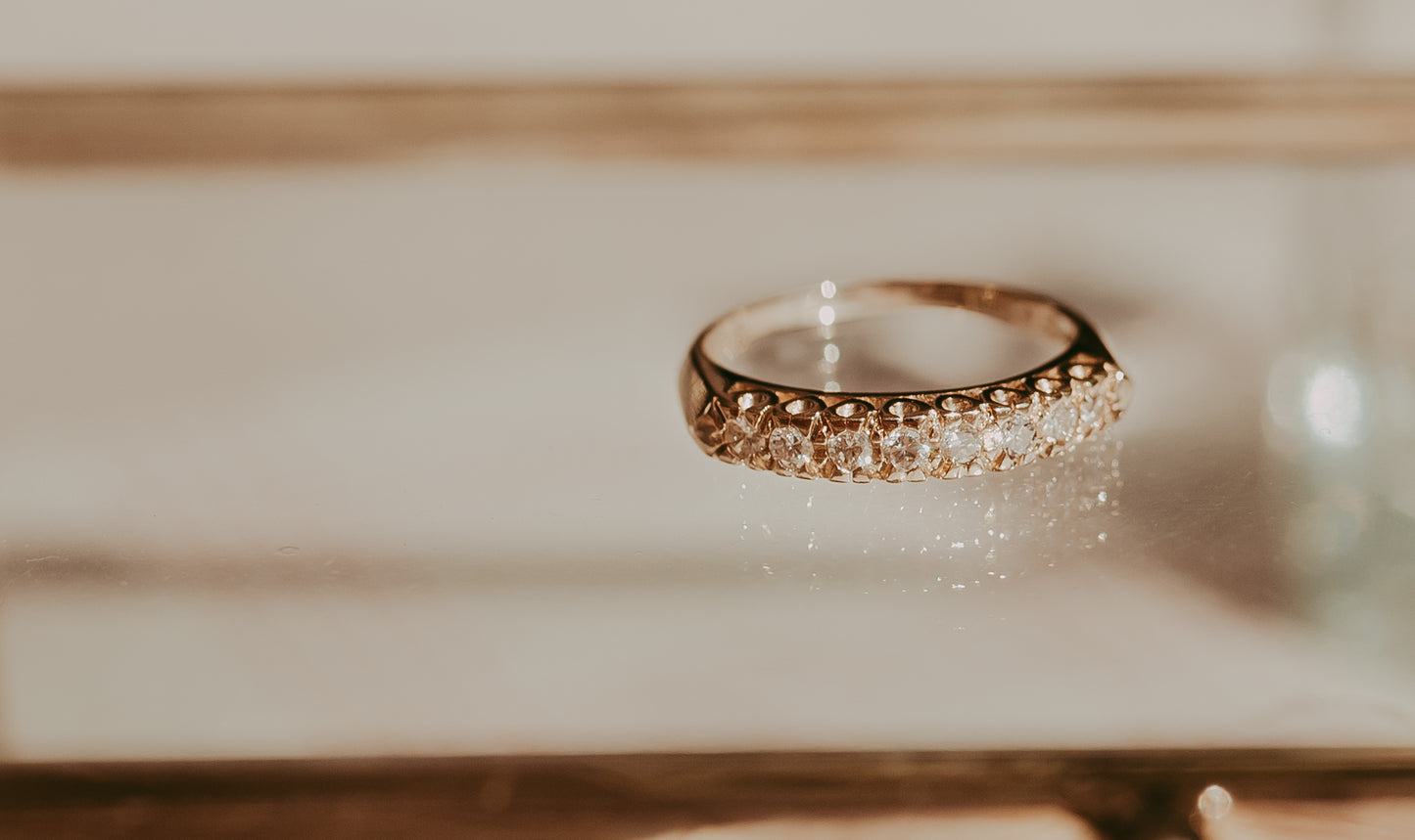 My Darling Juliet | Vintage Diamond Anniversary Band