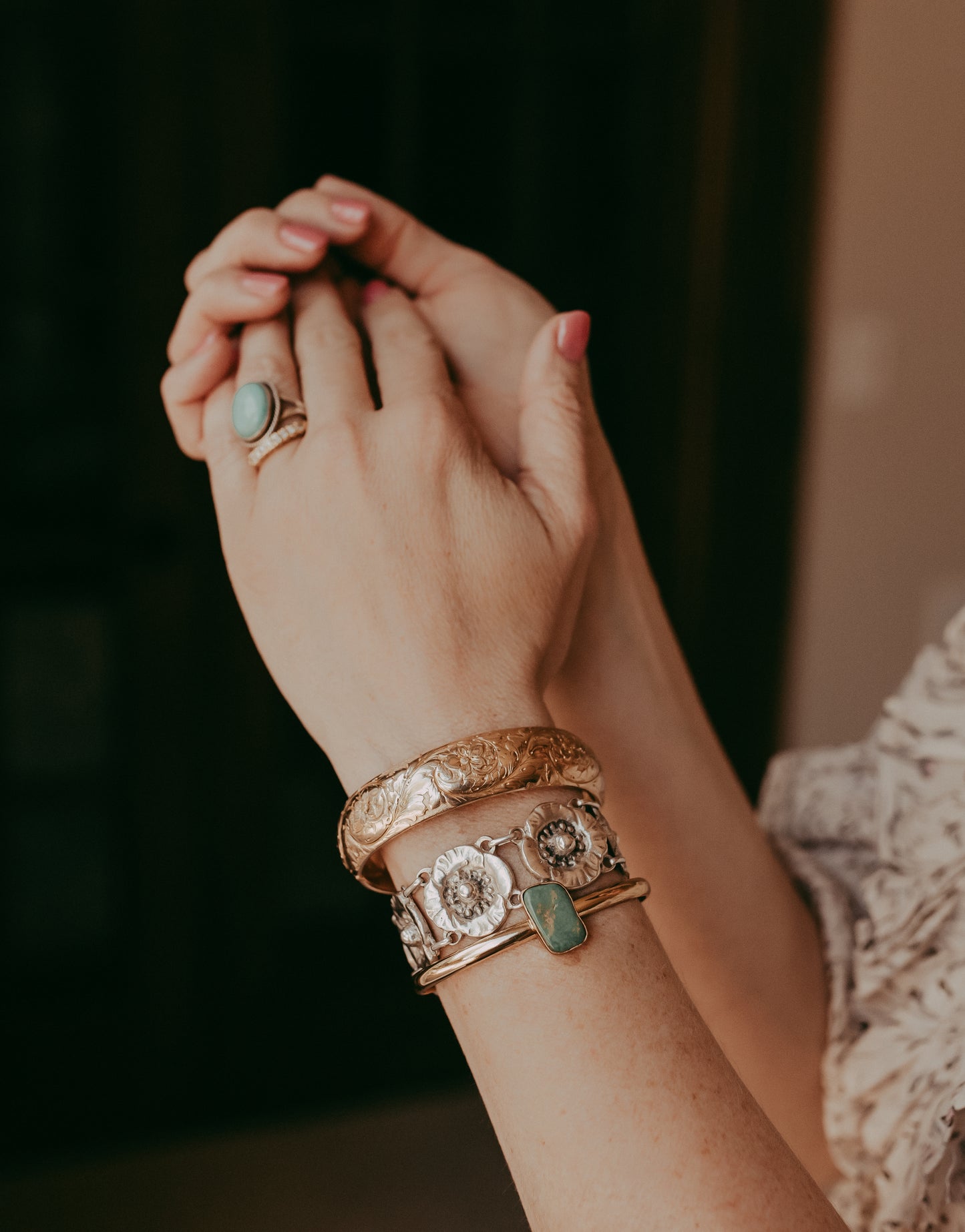 My Darling Juliet | Desert Blooms in Sterling Silver Bracelet