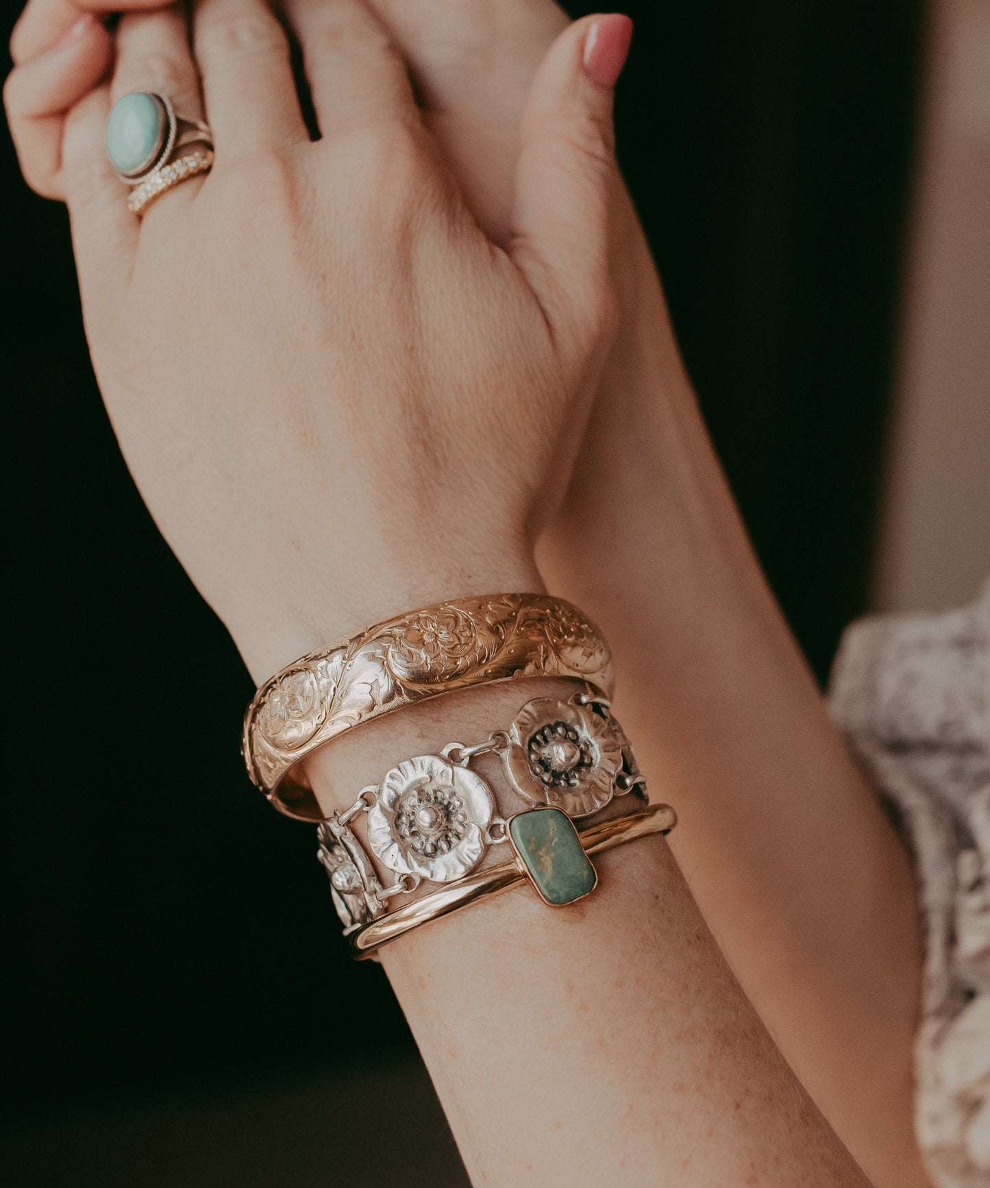 My Darling Juliet | Desert Blooms in Sterling Silver Bracelet