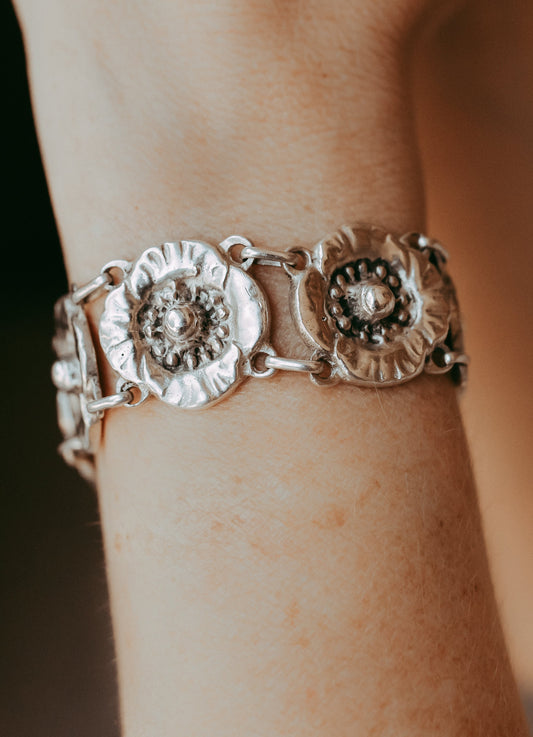 My Darling Juliet | Desert Blooms in Sterling Silver Bracelet