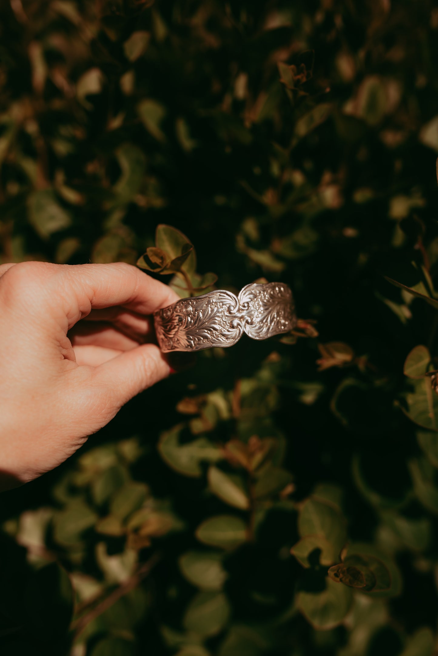My Darling Juliet | Victorian Sterling Spoon Cuff Bracelet