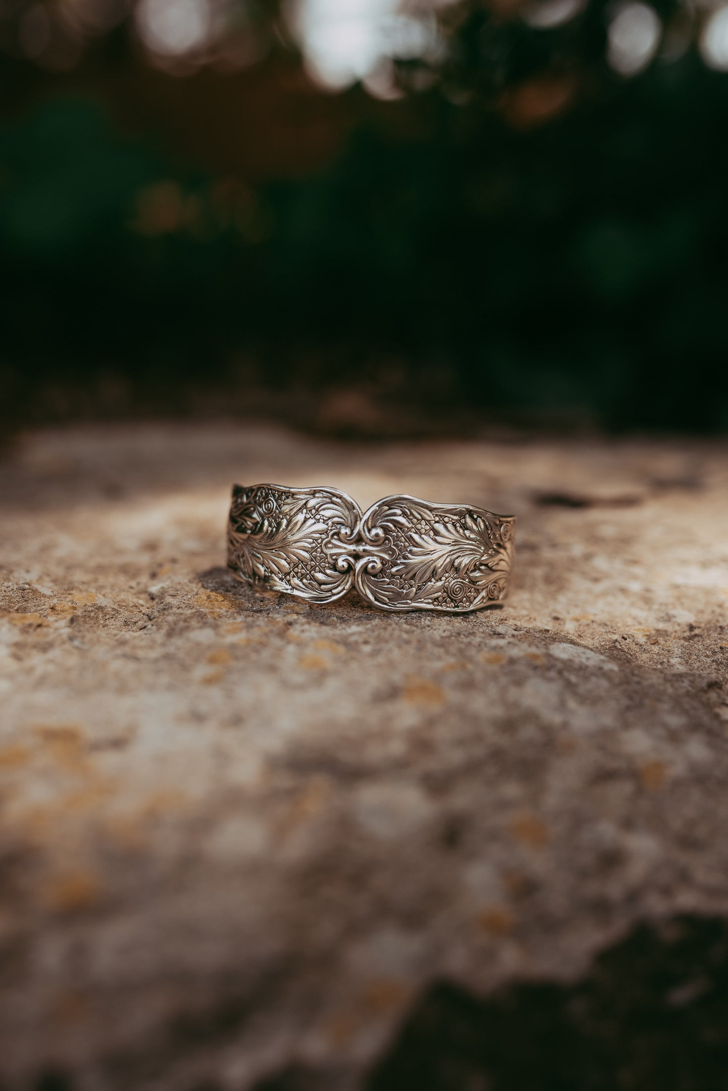 My Darling Juliet | Victorian Sterling Spoon Cuff Bracelet
