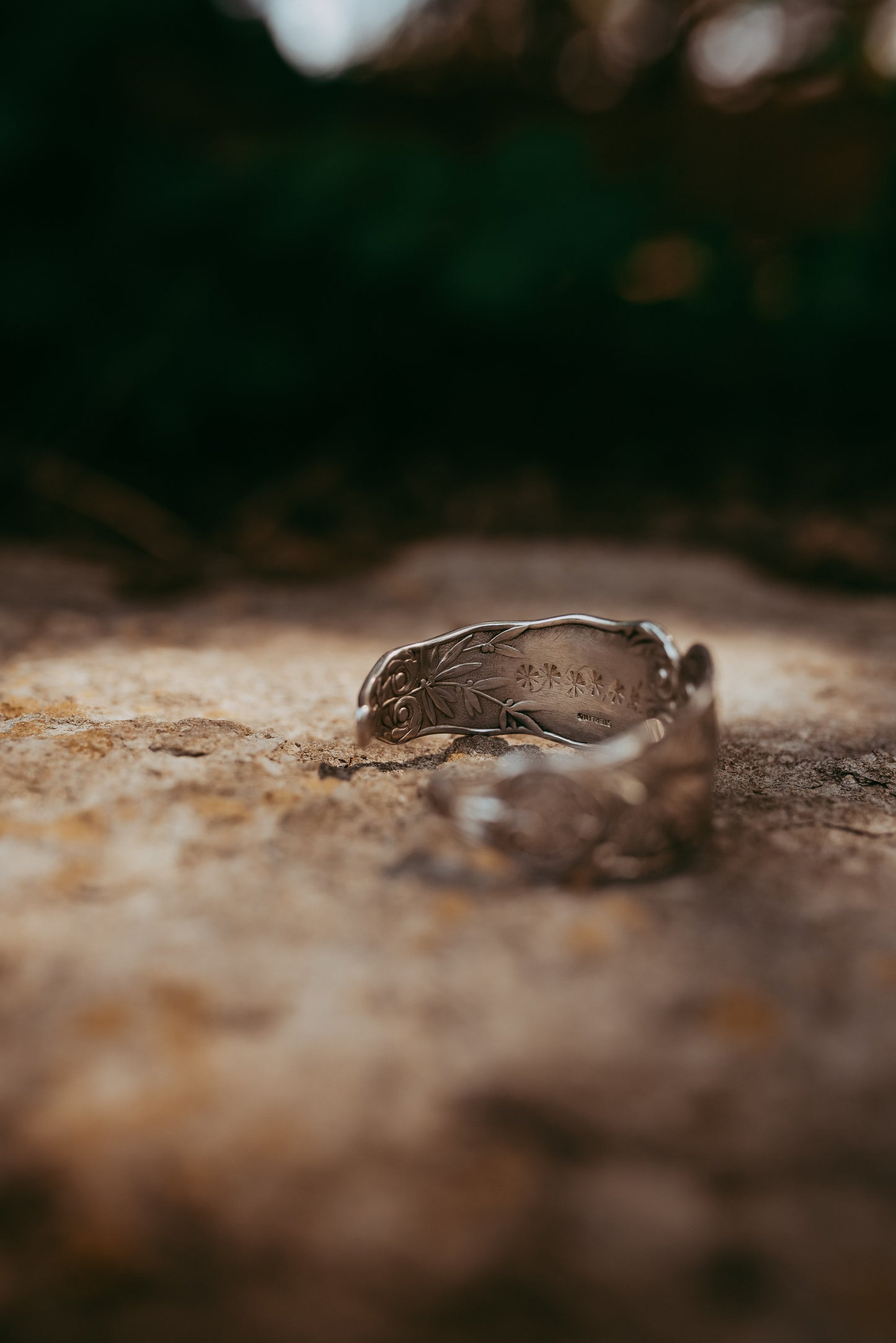 My Darling Juliet | Victorian Sterling Spoon Cuff Bracelet
