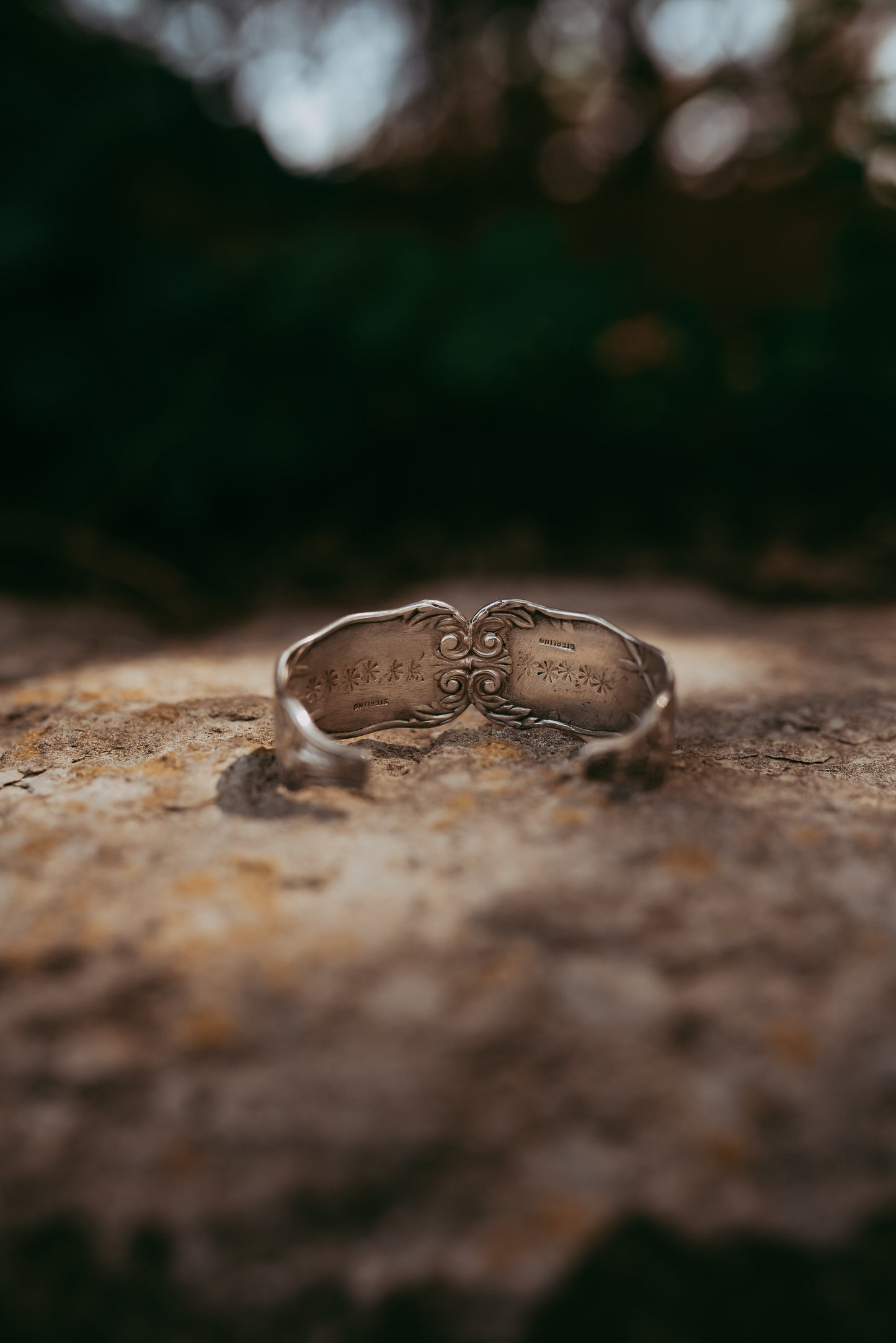 My Darling Juliet | Victorian Sterling Spoon Cuff Bracelet