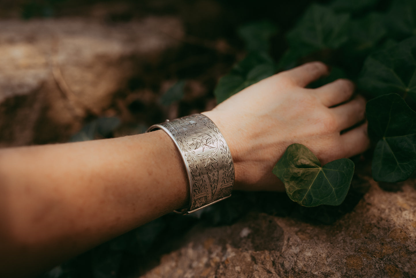 My Darling Juliet | Victorian Sterling Silver American Aesthetic Movement Bracelet