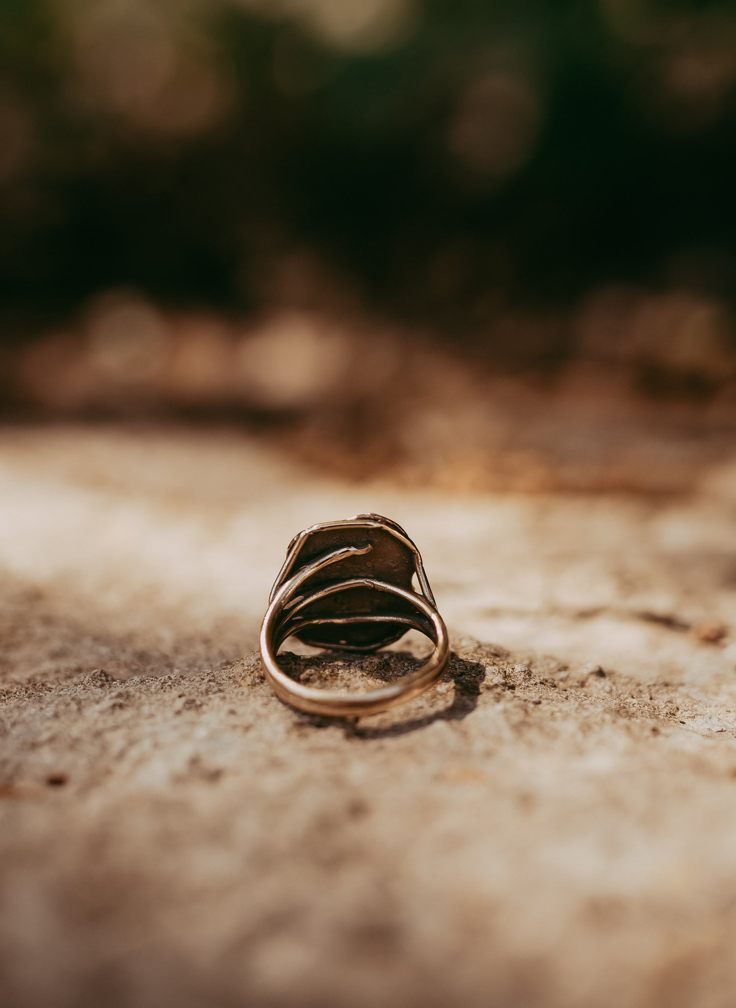 My Darling Juliet | Victorian 15K Gold Frog on Lily Pad Ring