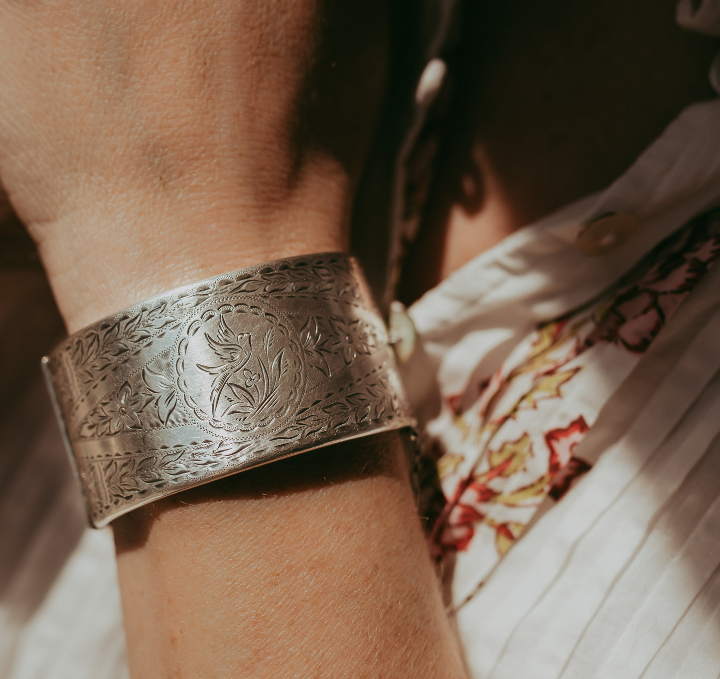 My Darling Juliet | Victorian Sterling Silver American Aesthetic Movement Bracelet