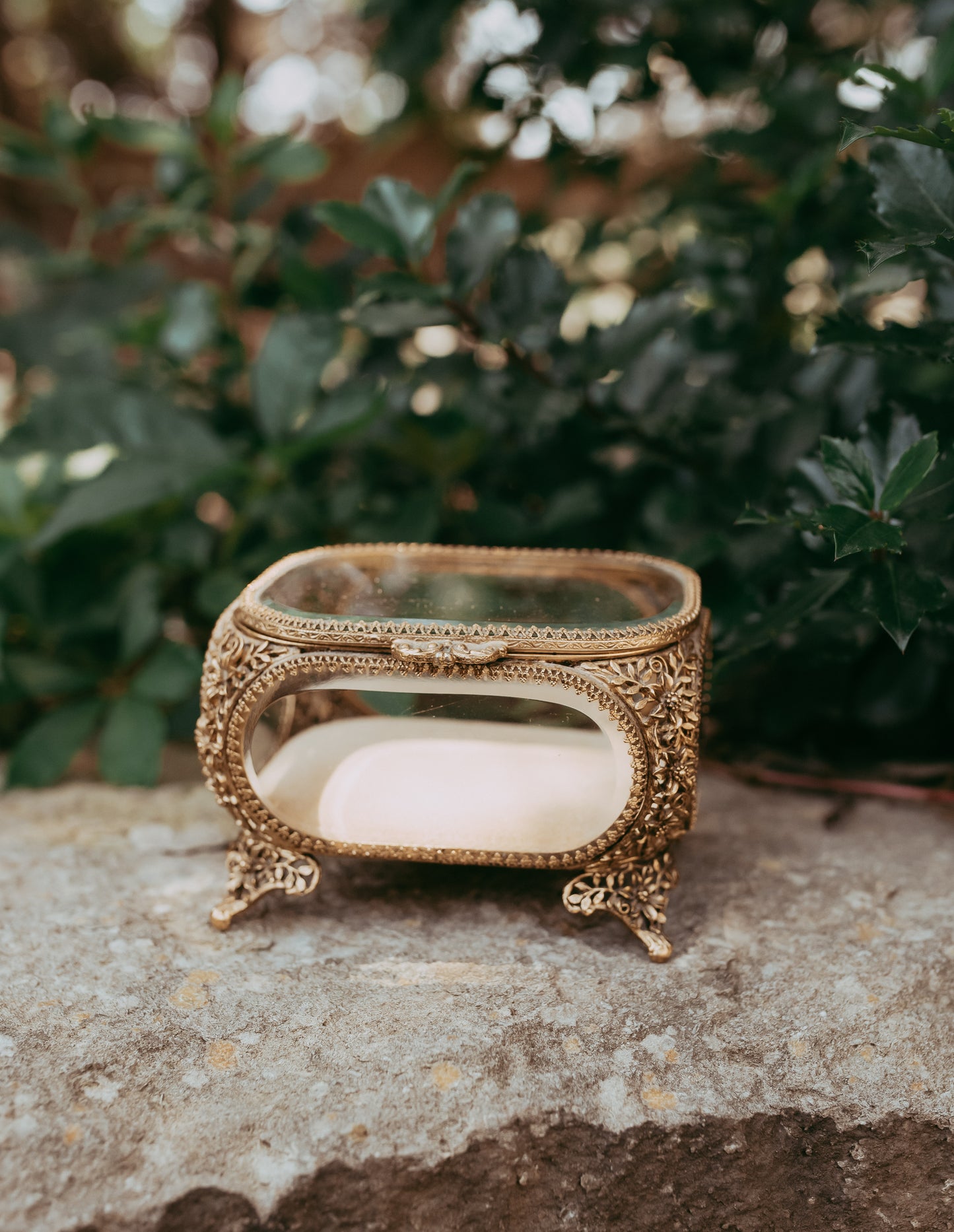 My Darling Juliet | Vintage French Ormolu Jewelry Casket