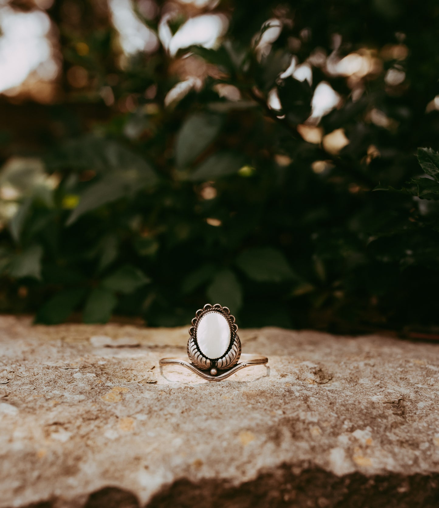 My Darling Juliet | Vintage Navajo Mother of Pearl Cuff Bracelet